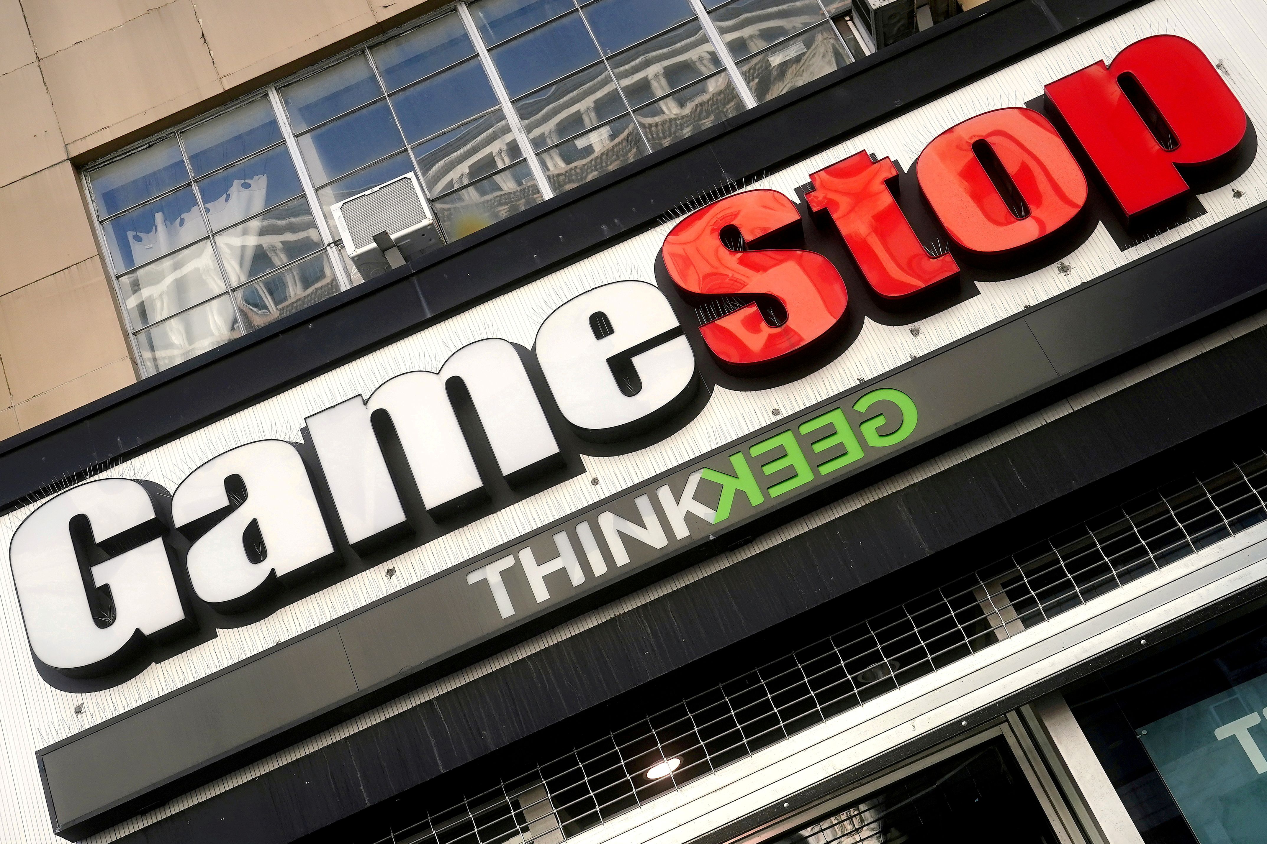 A GameStop store is pictured in New York