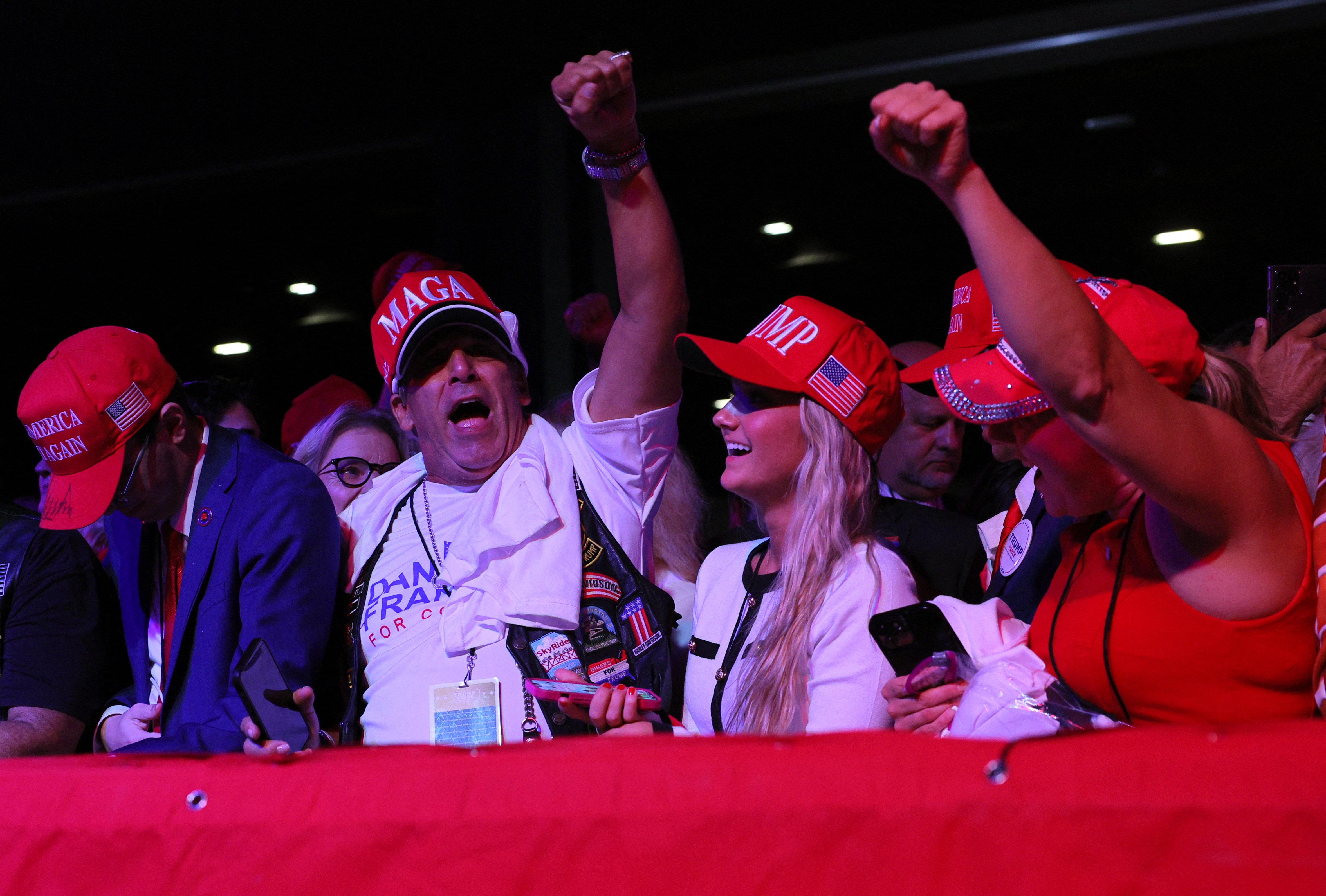 In photos Americans react to the election results November 6, 2024