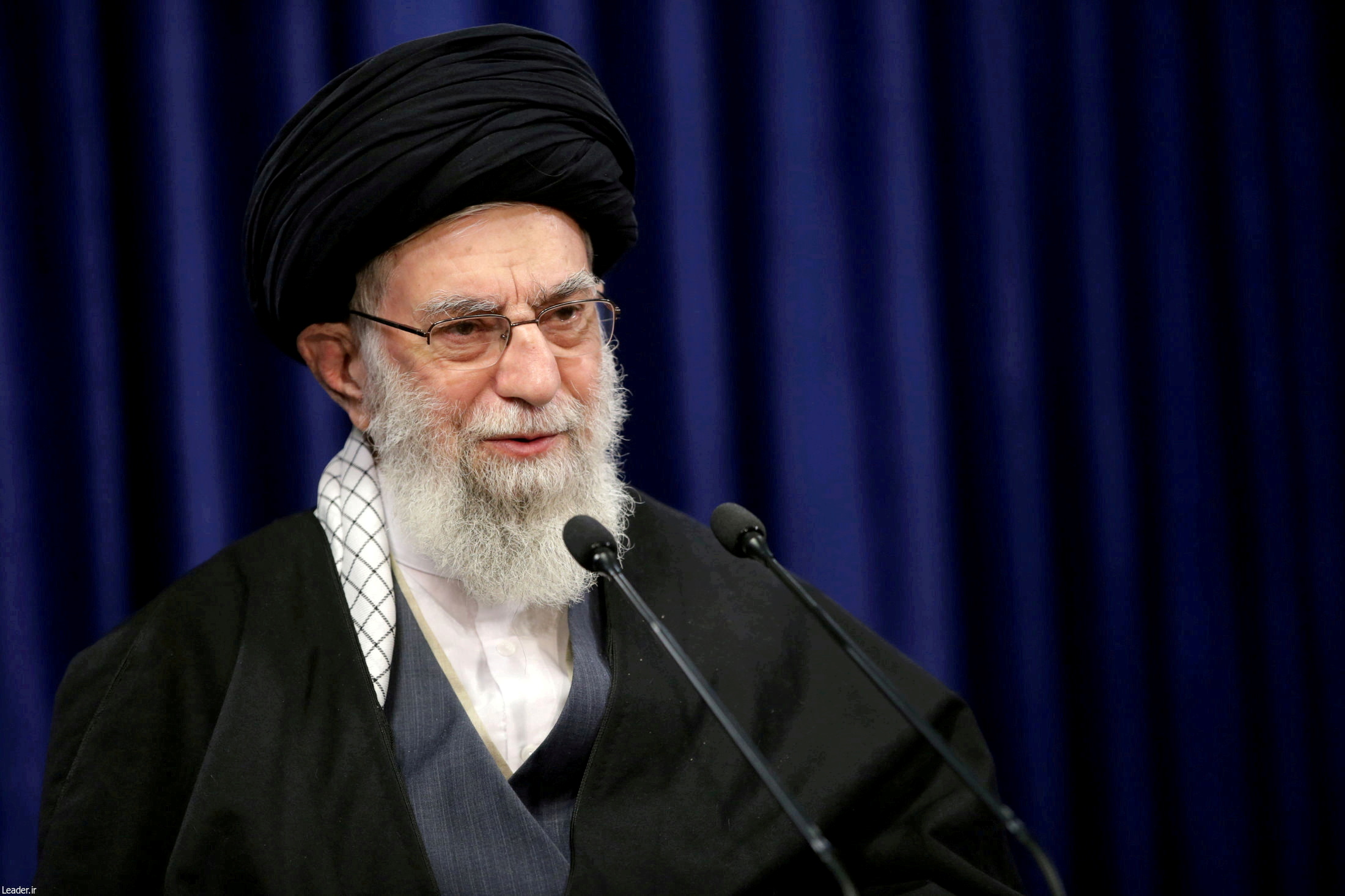 Iranian Supreme Leader Ayatollah Ali Khamenei delivers a televised speech, in Tehran