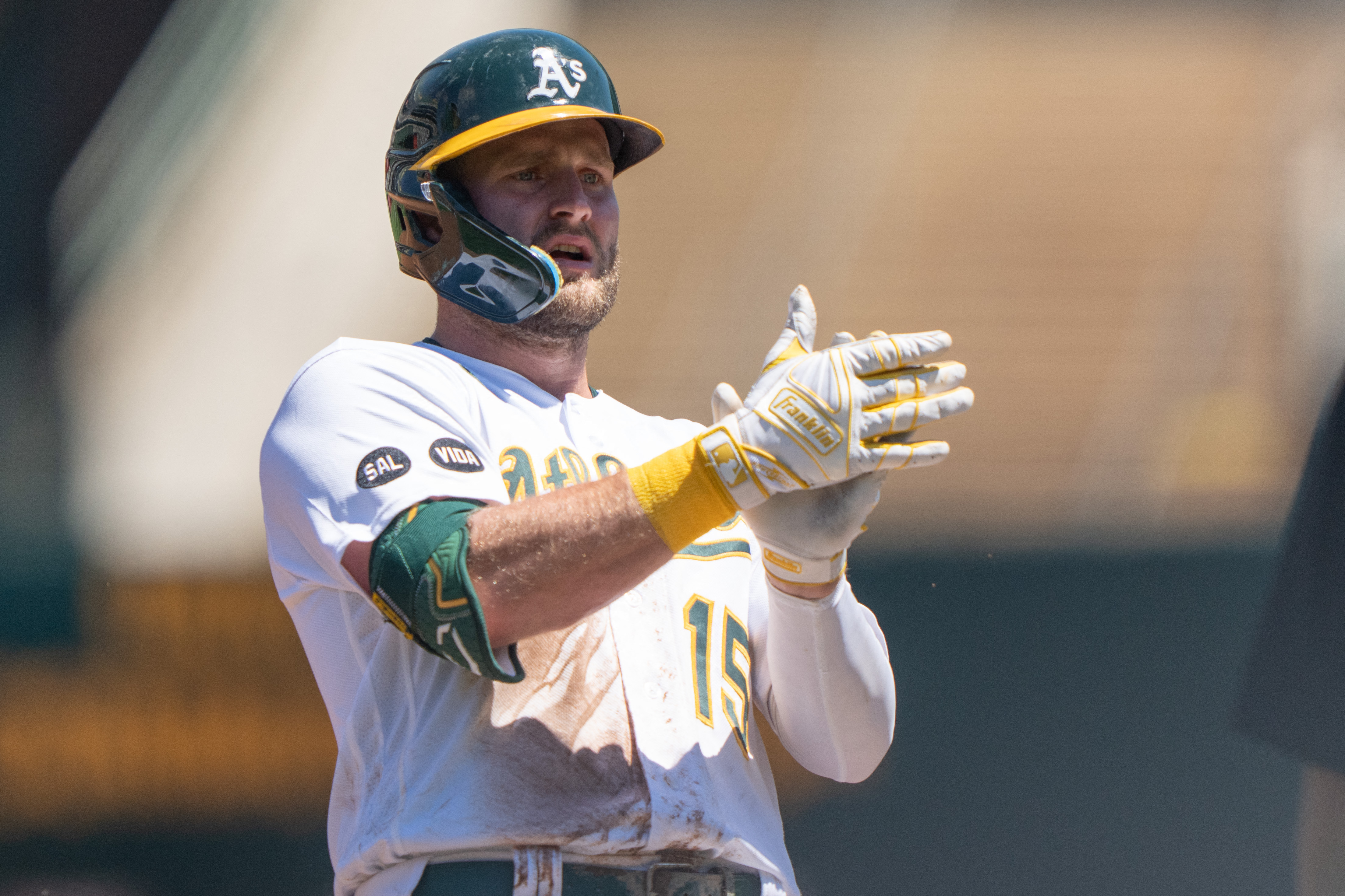 Athletics rookie Nick Allen notches first career multi-homer game vs.  Giants – NBC Sports Bay Area & California