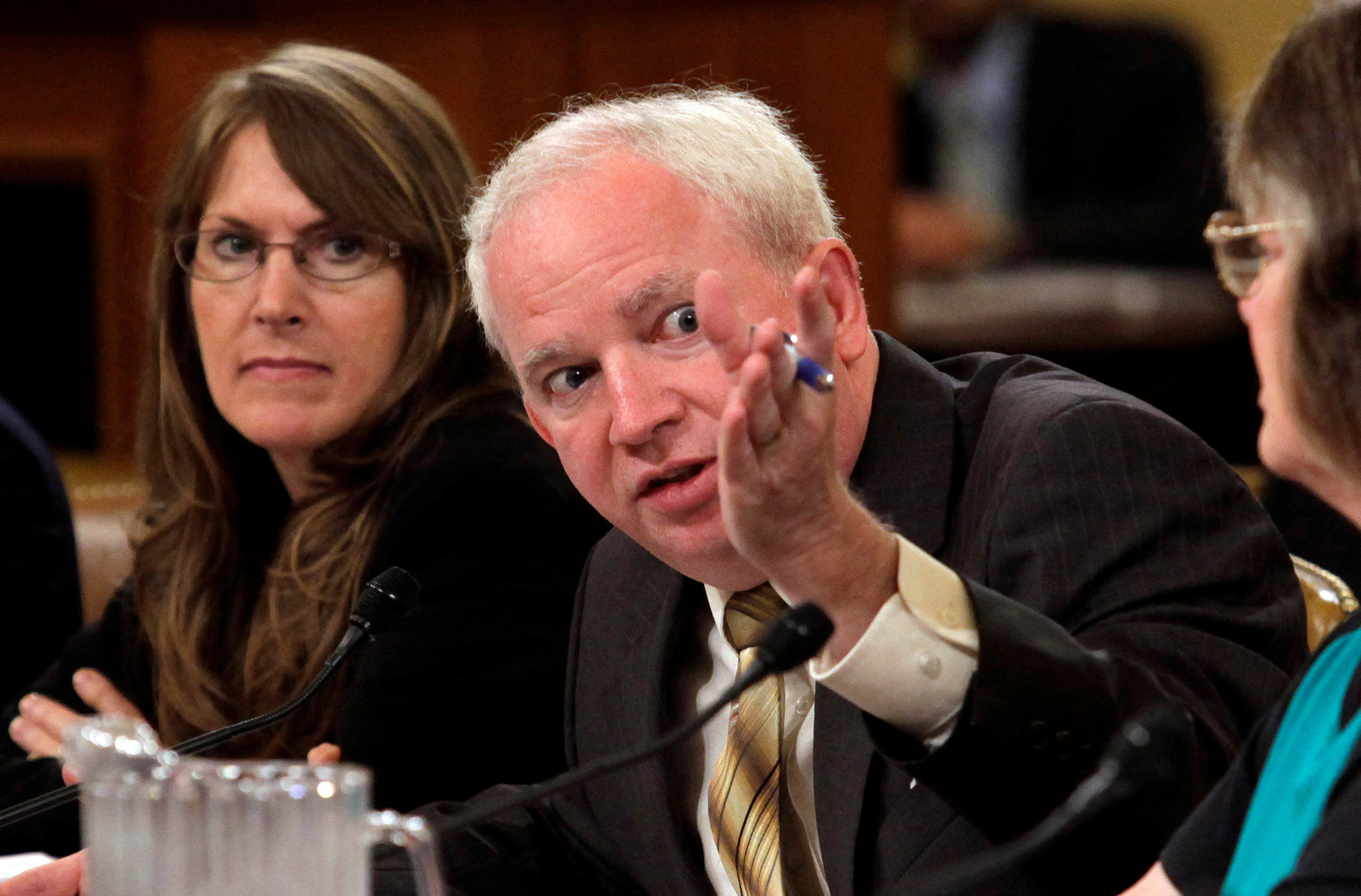 John Eastman testifies before the House Ways and Means Committee hearing on Organizations Targeted by IRS for Their Personal Beliefs on Capitol Hill in Washington