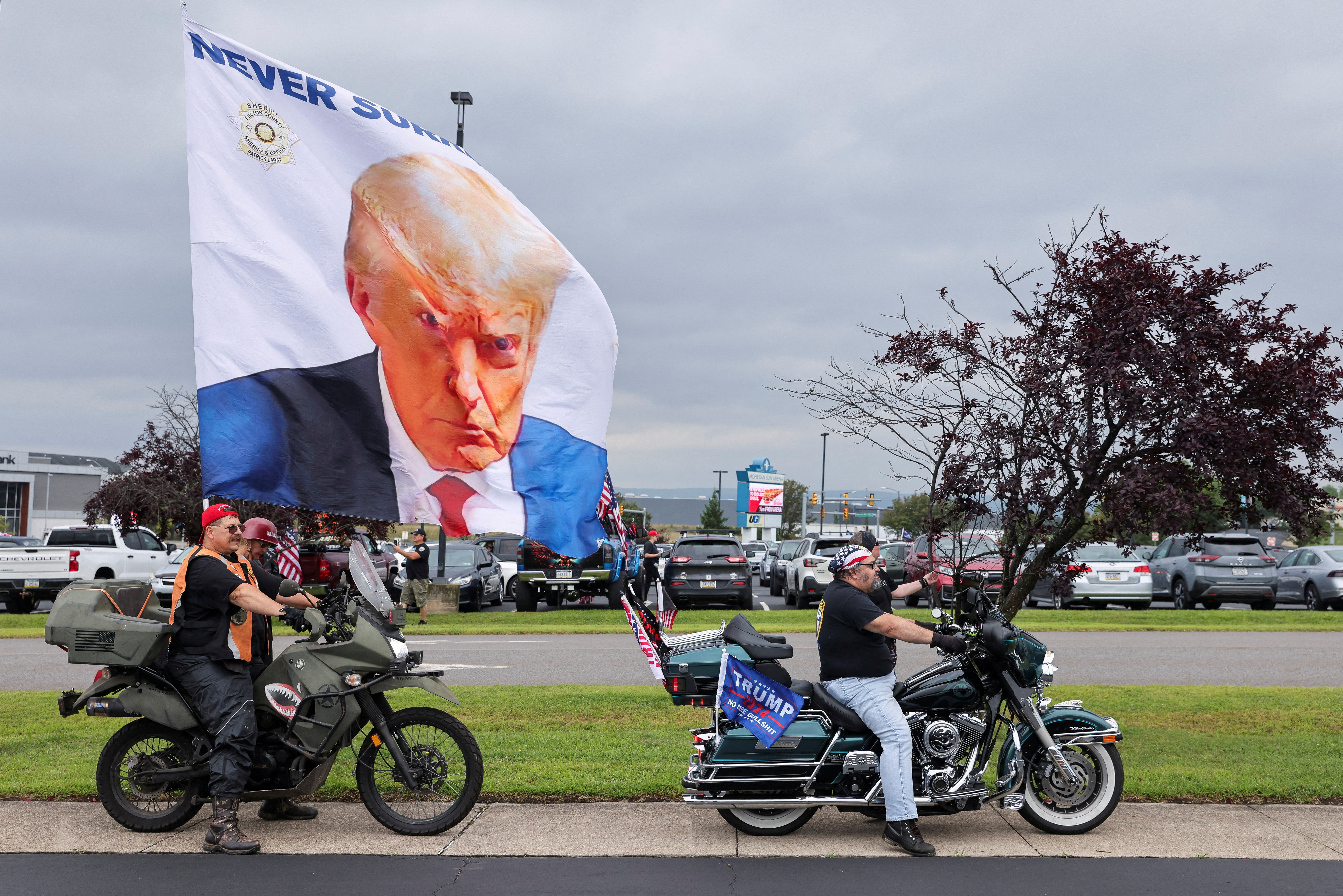 Republican presidential nominee and former U.S. President Donald Trump holds a campaign rally in Wilkes-Barre