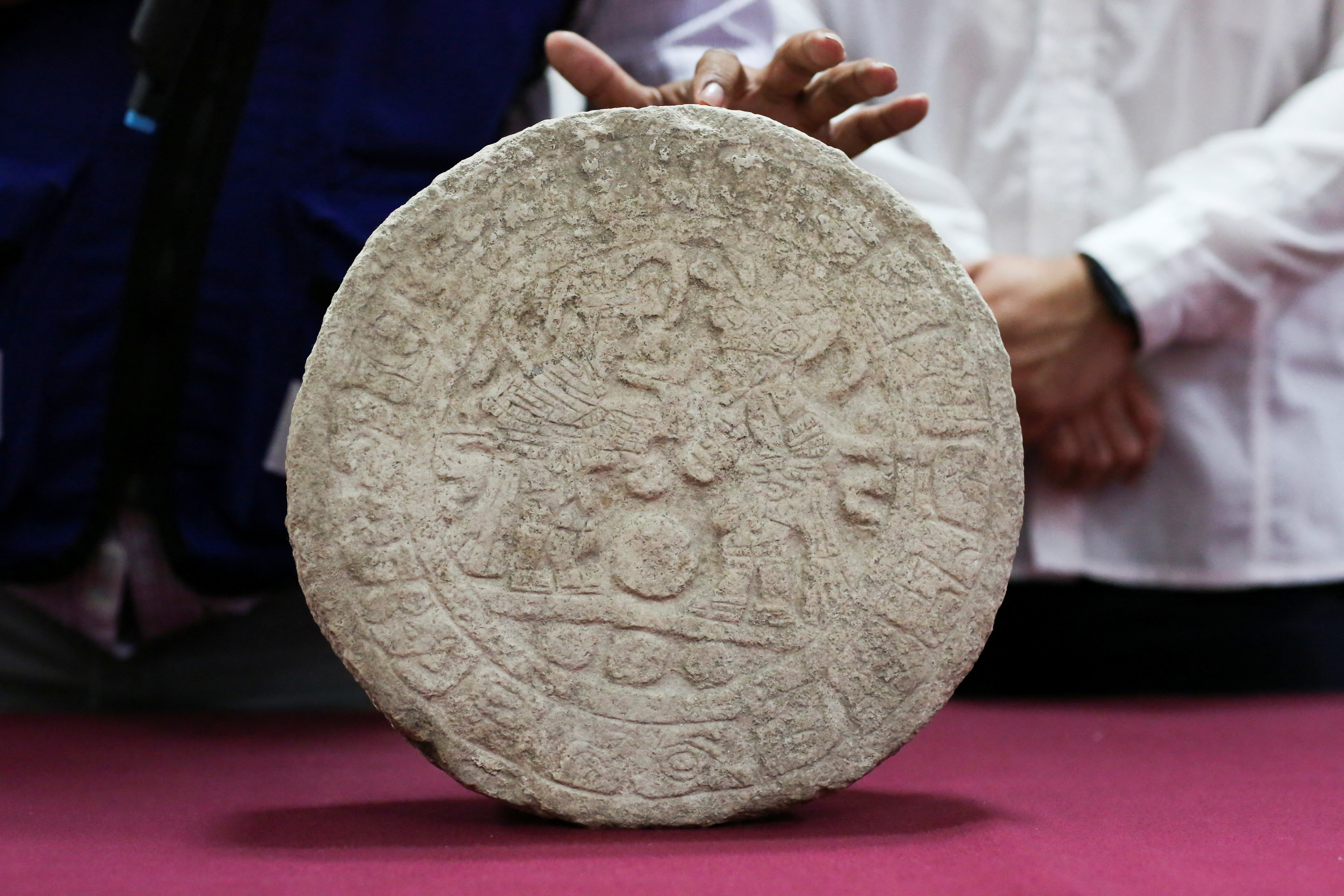 Mexican archaeologists discover Mayan ball game scoreboard