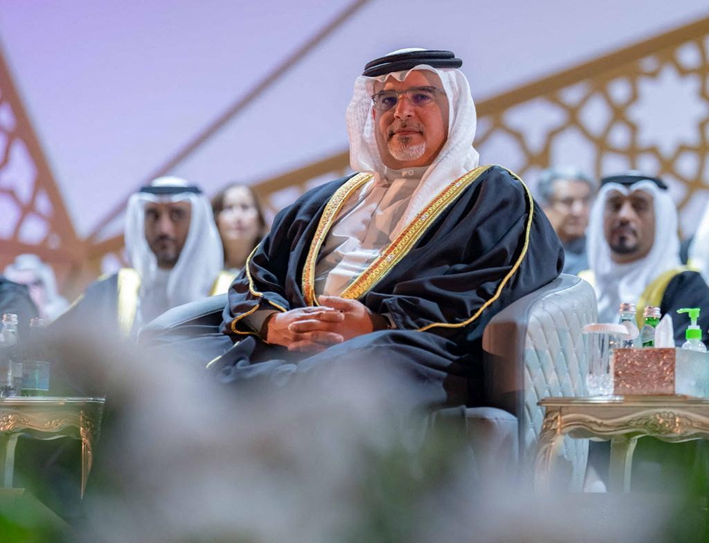Bahrain's Prime Minister and Crown Prince Salman bin Hamad al-Khalifa attends the inauguration of Exhibition World Bahrain at Sakhir Bahrain