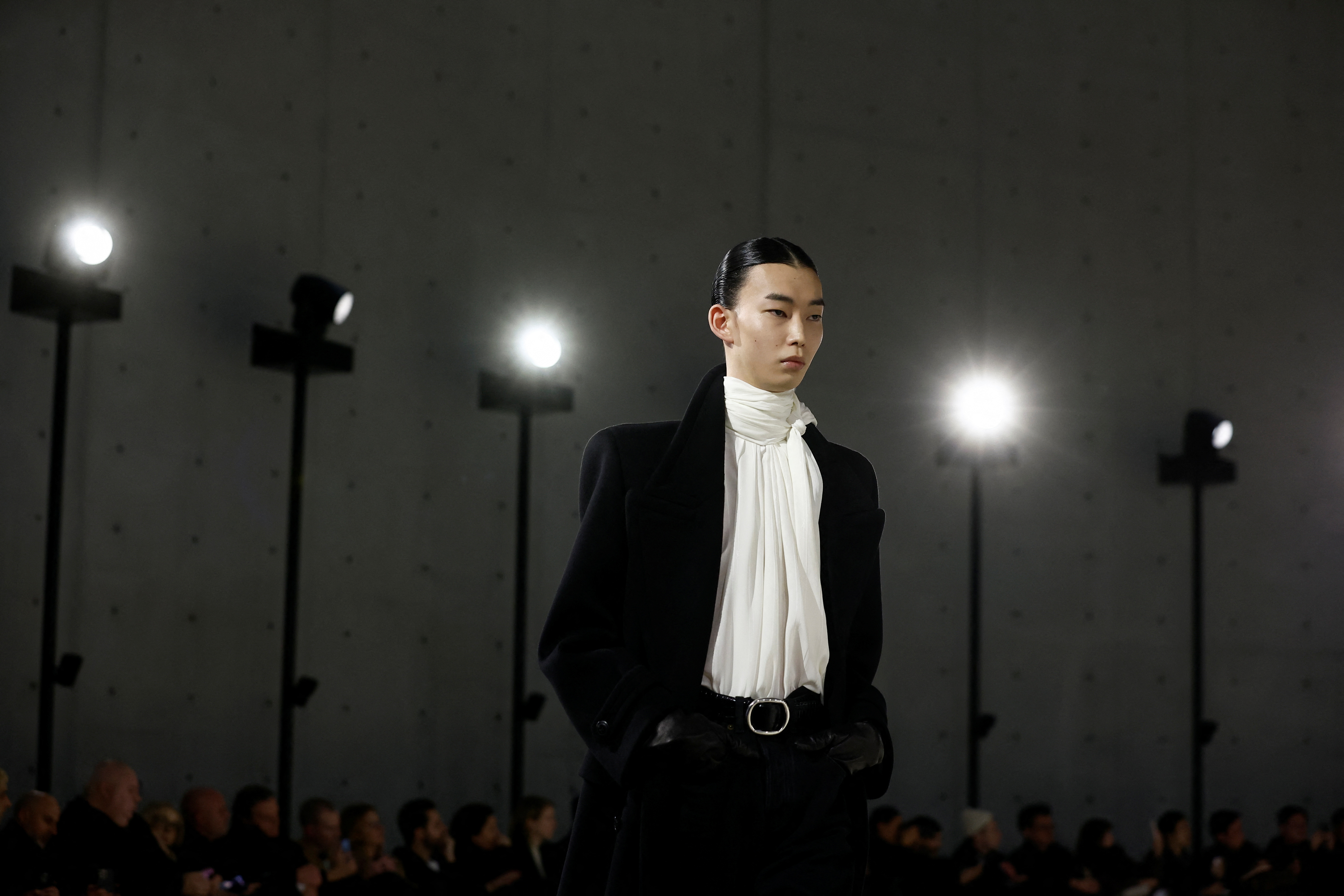 Saint Laurent opens Paris Fashion Week with chic evening wear for