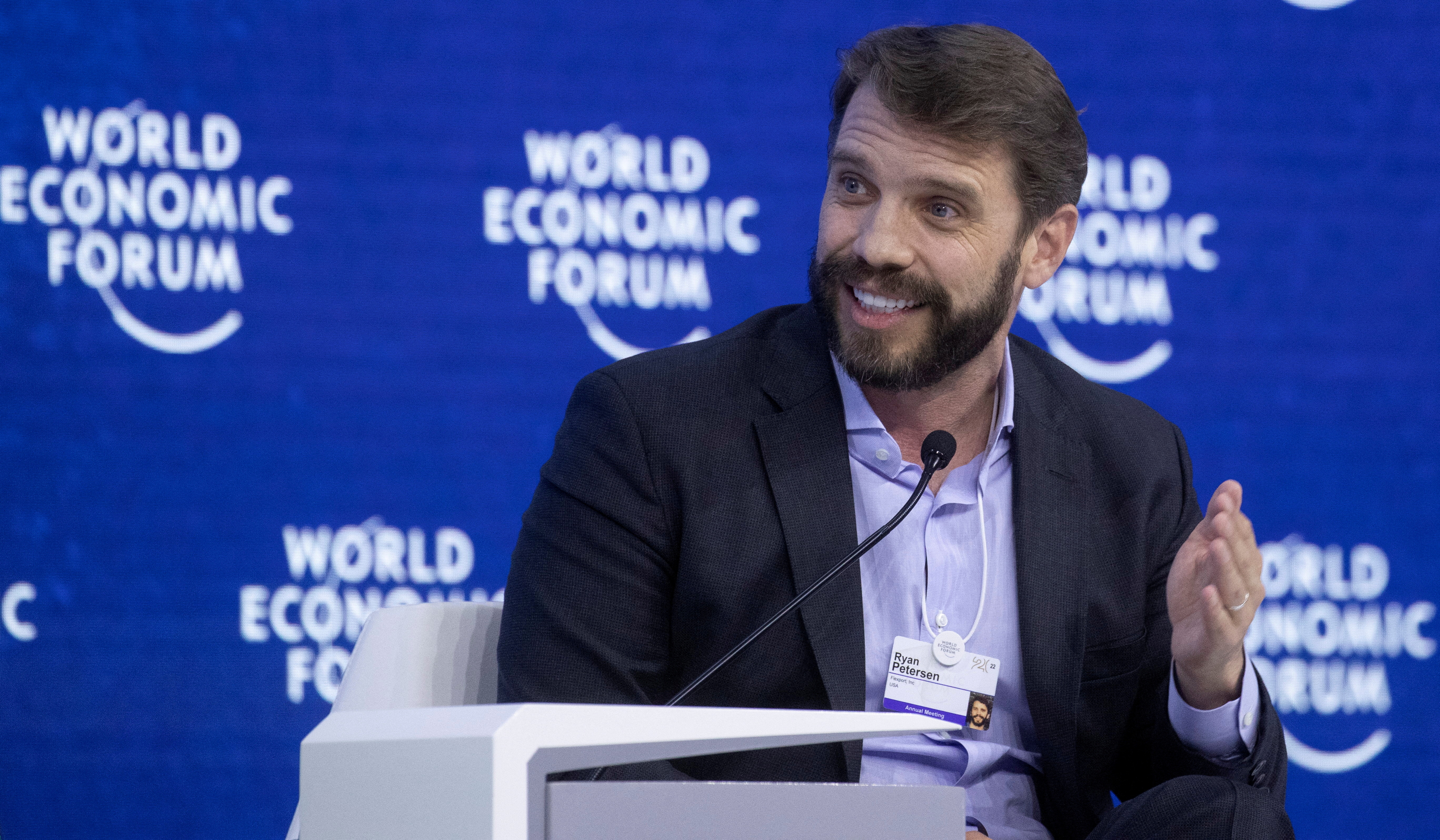 Panel discussion "Trade: Now what?" at the World Economic Forum 2022 in Davos