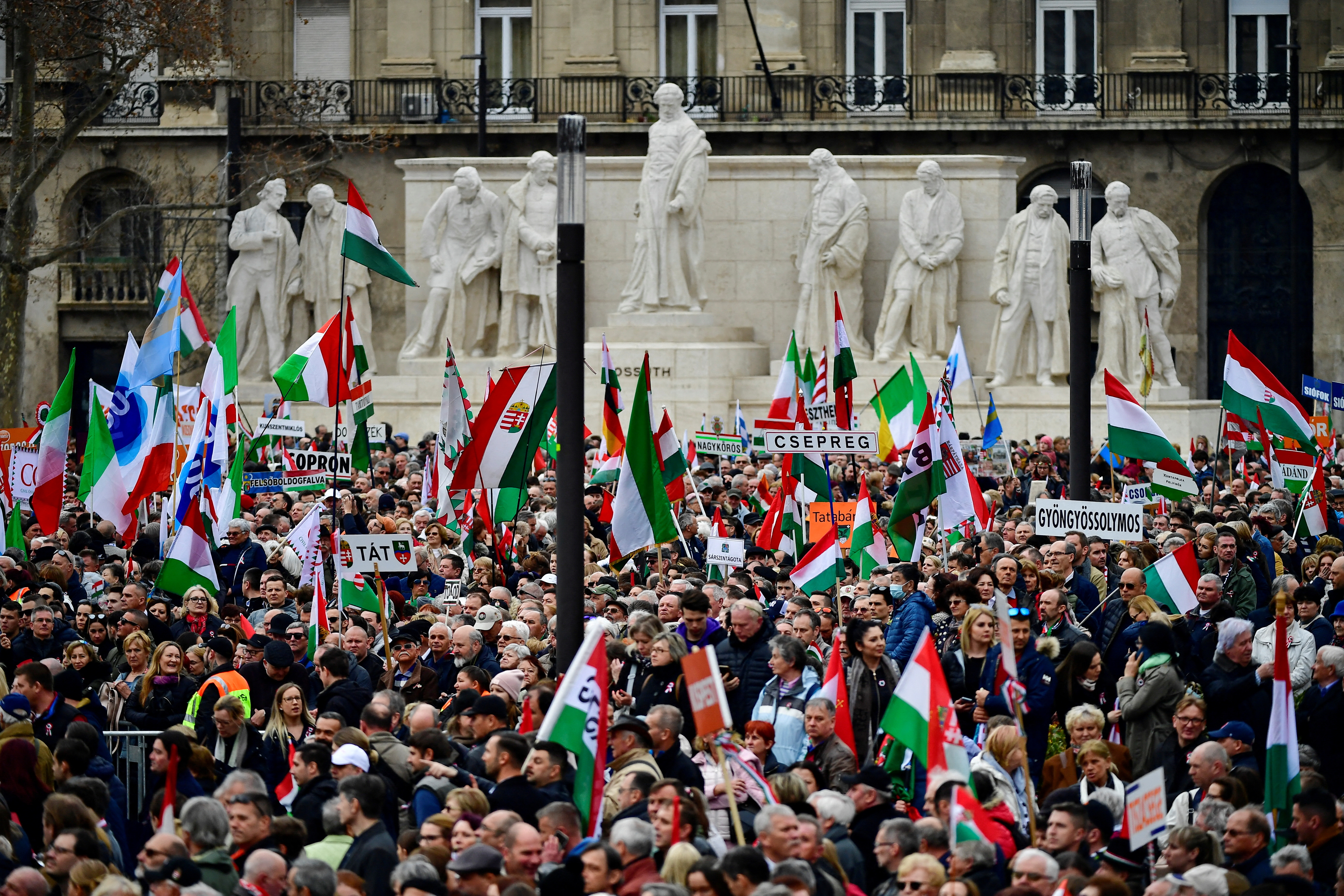 Hungary's National Day celebrations, in Budapest