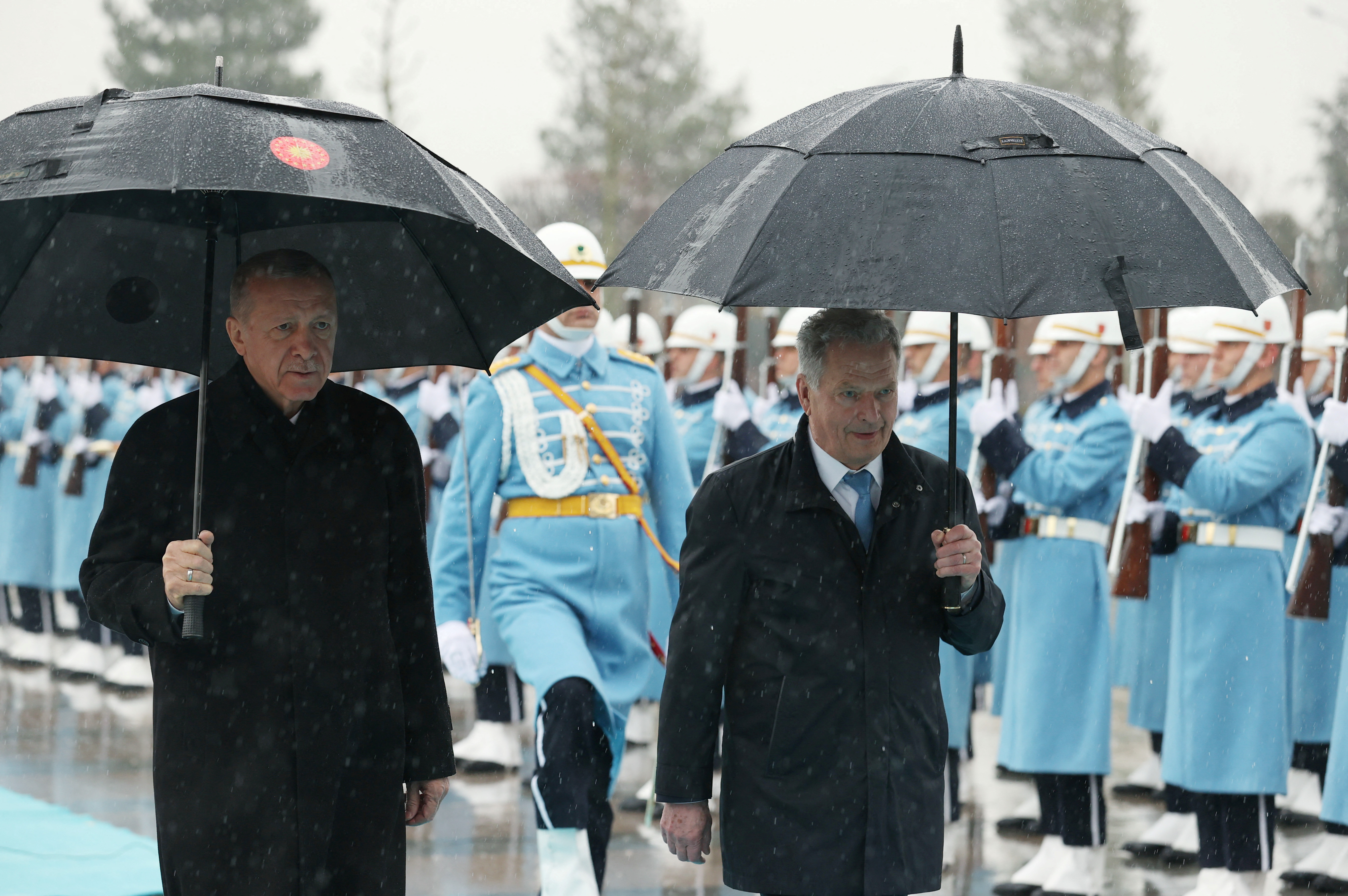 Finland's President Niinisto visits Turkey