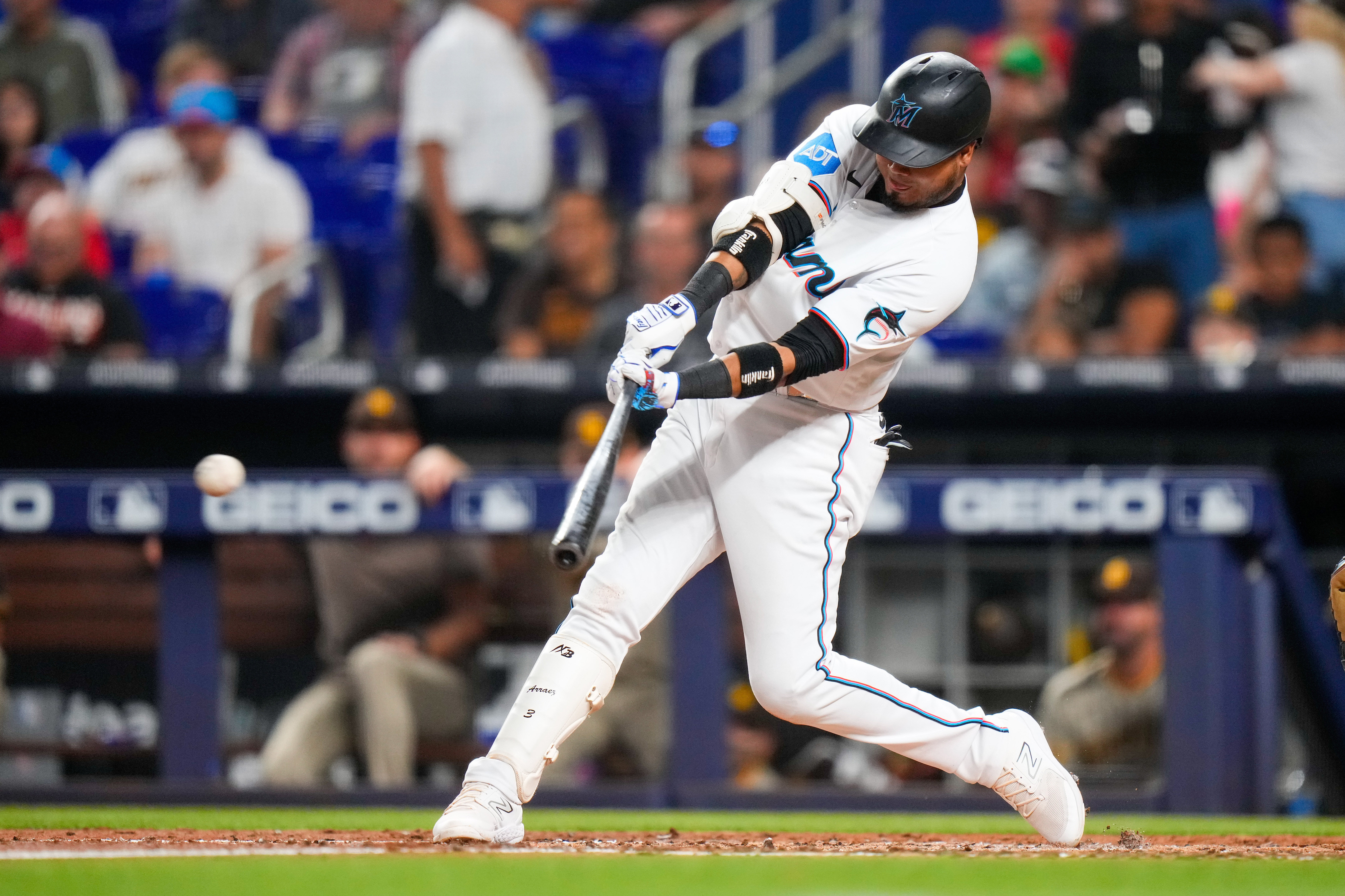 Jean Segura, Nick Fortes clutch up as Marlins rally past Padres