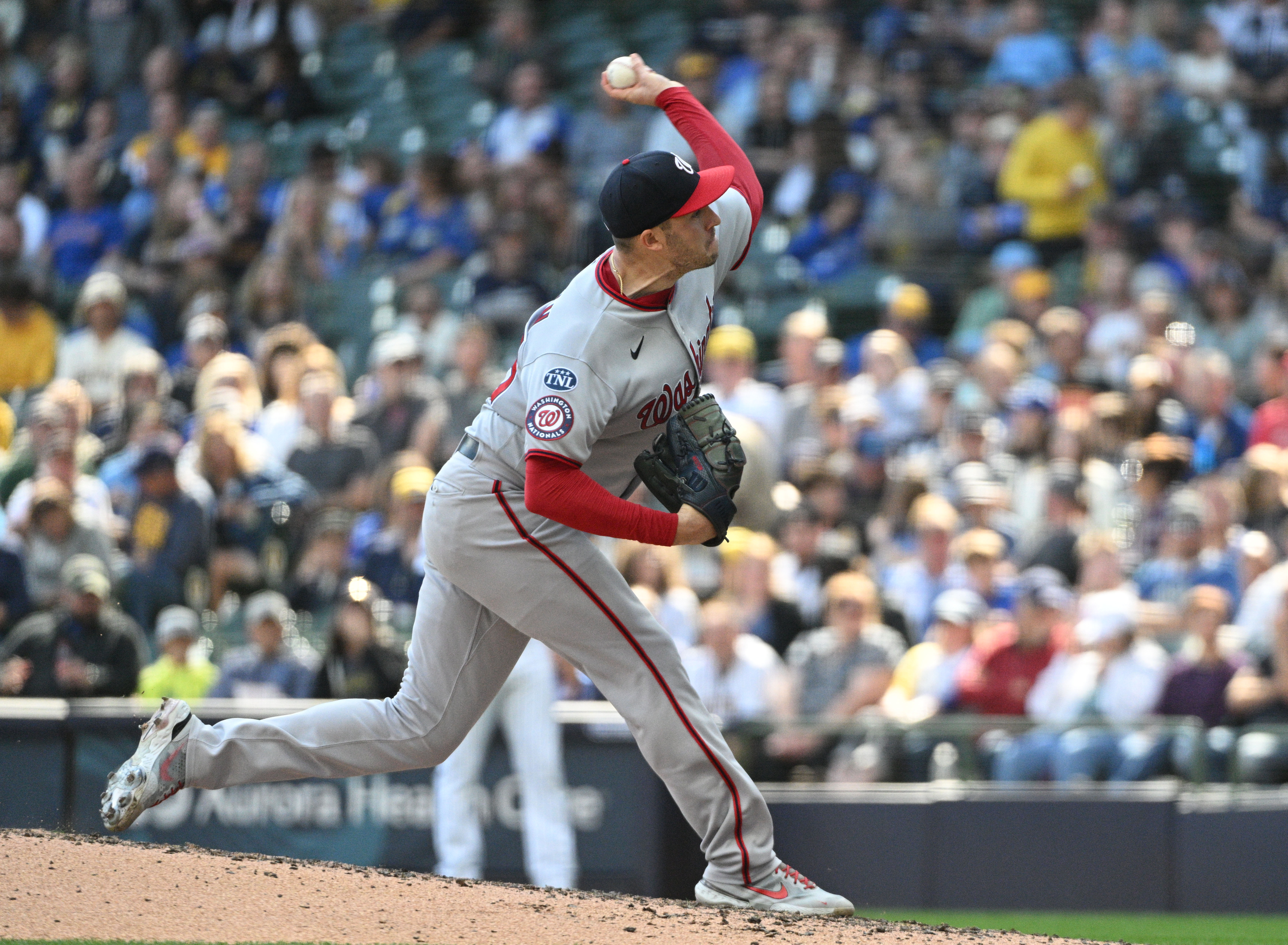 Nats edge Brewers in 11, halt 5-game skid