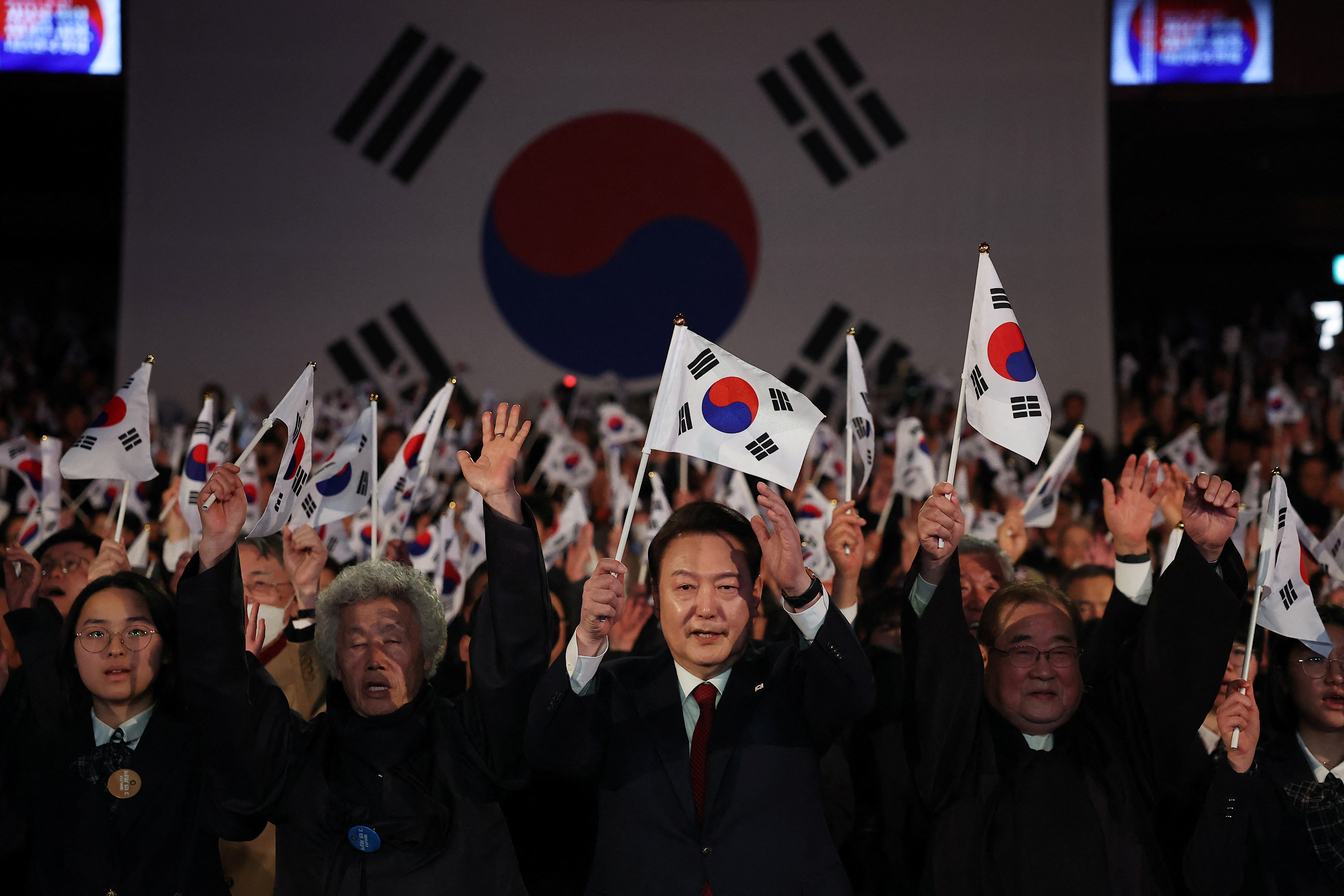 Ceremony to mark the 105th anniversary of the March 1st Independence Movement Day in Seoul