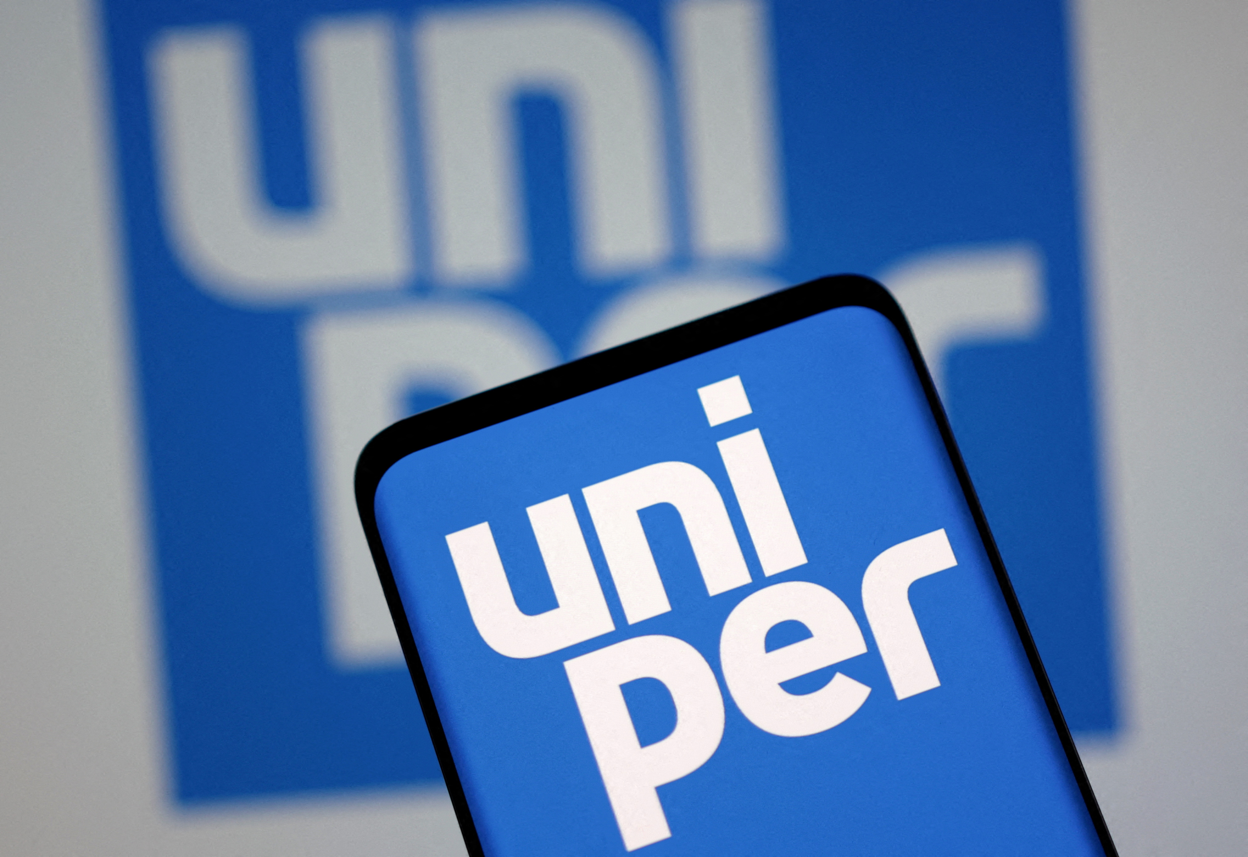 Illustration shows Uniper logo