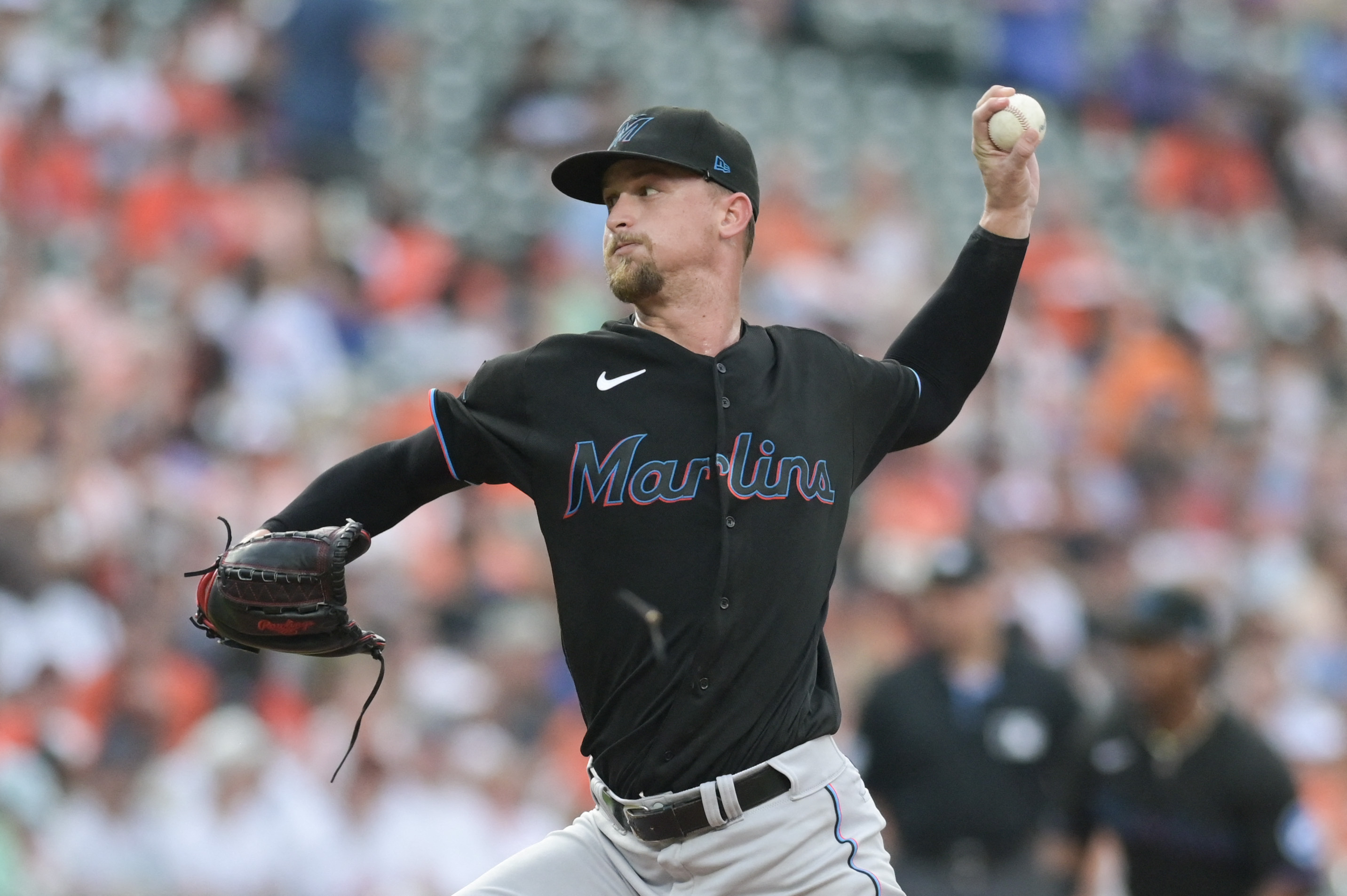 Triumphant return for retooled Marlins, who beat Orioles 4-0