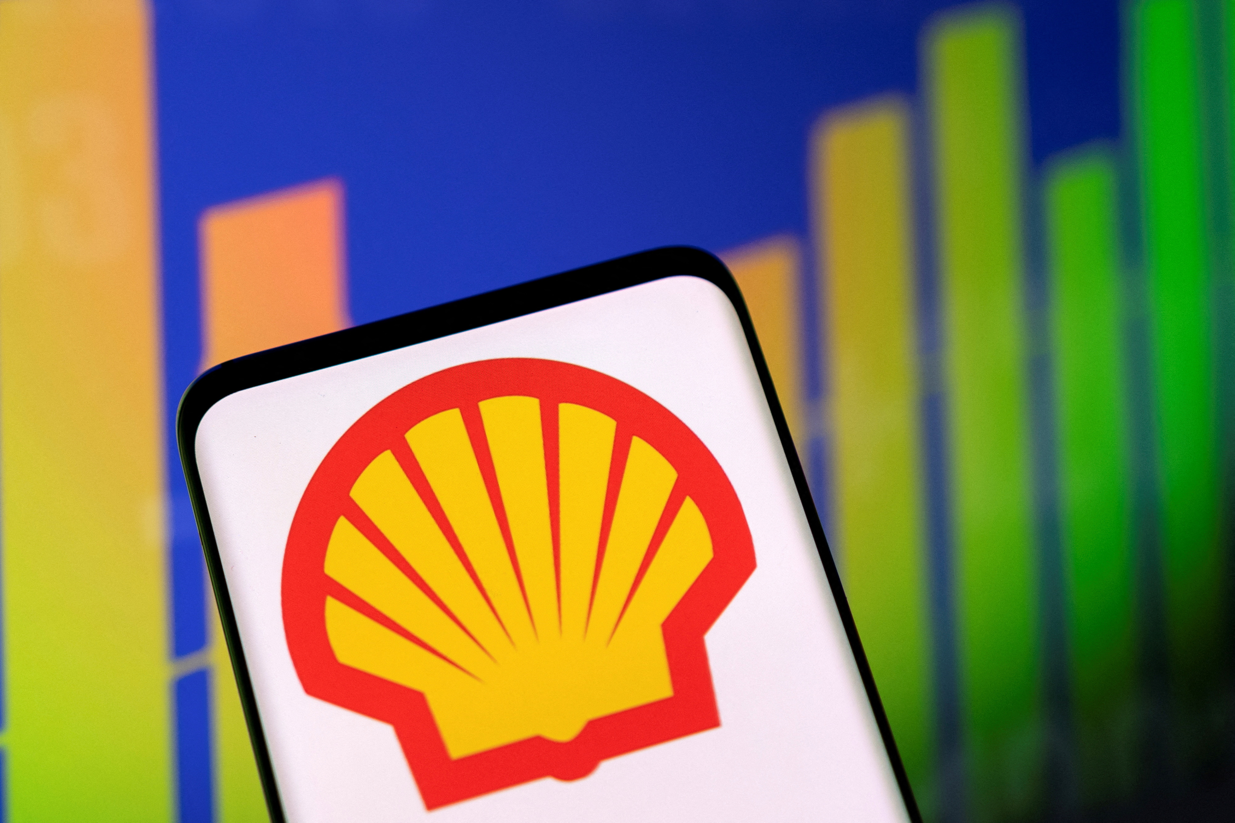 Illustration shows Shell logo