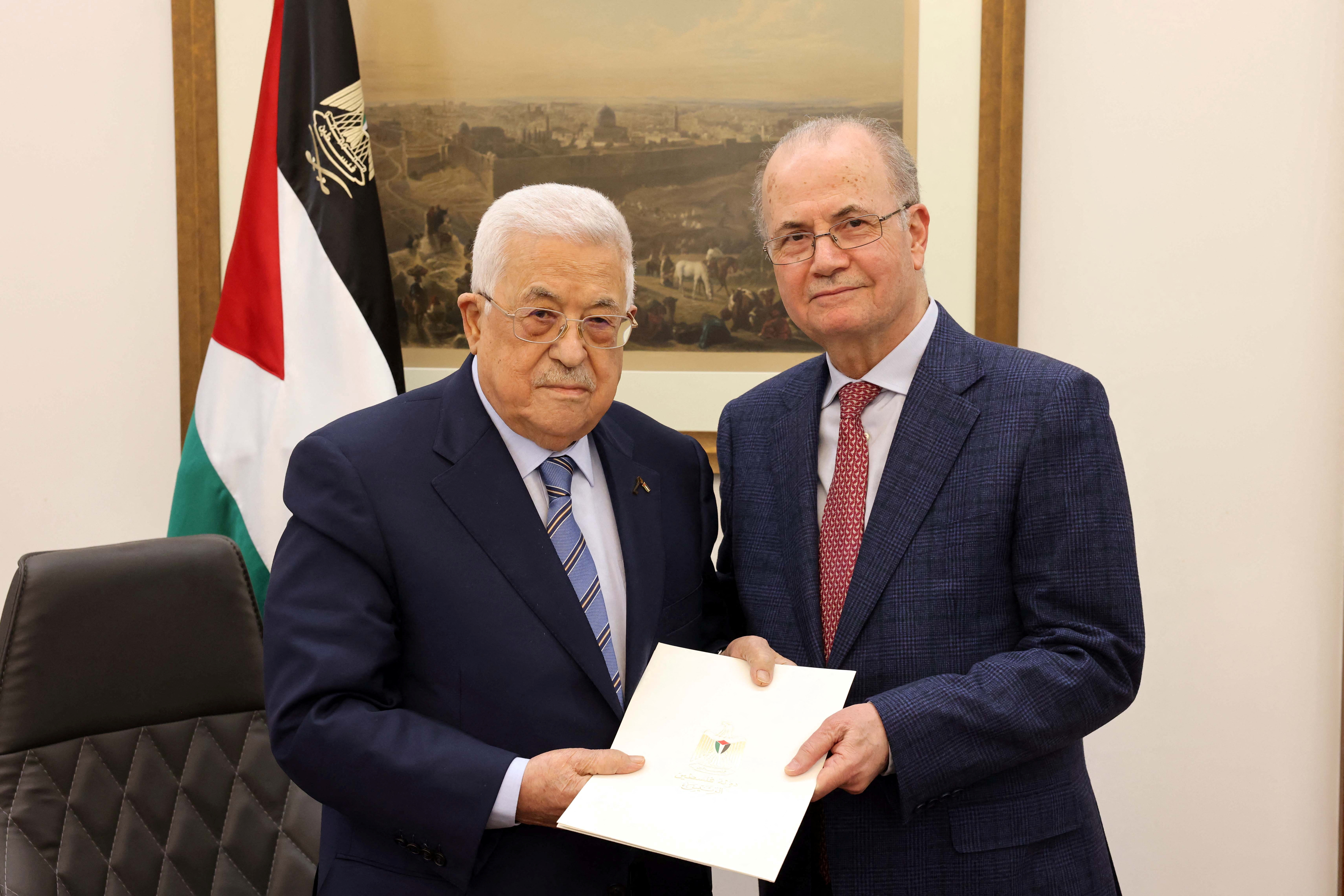 Palestinian President Mahmoud Abbas points Mohammad Mustafa as prime minister of the Palestinian Authority
