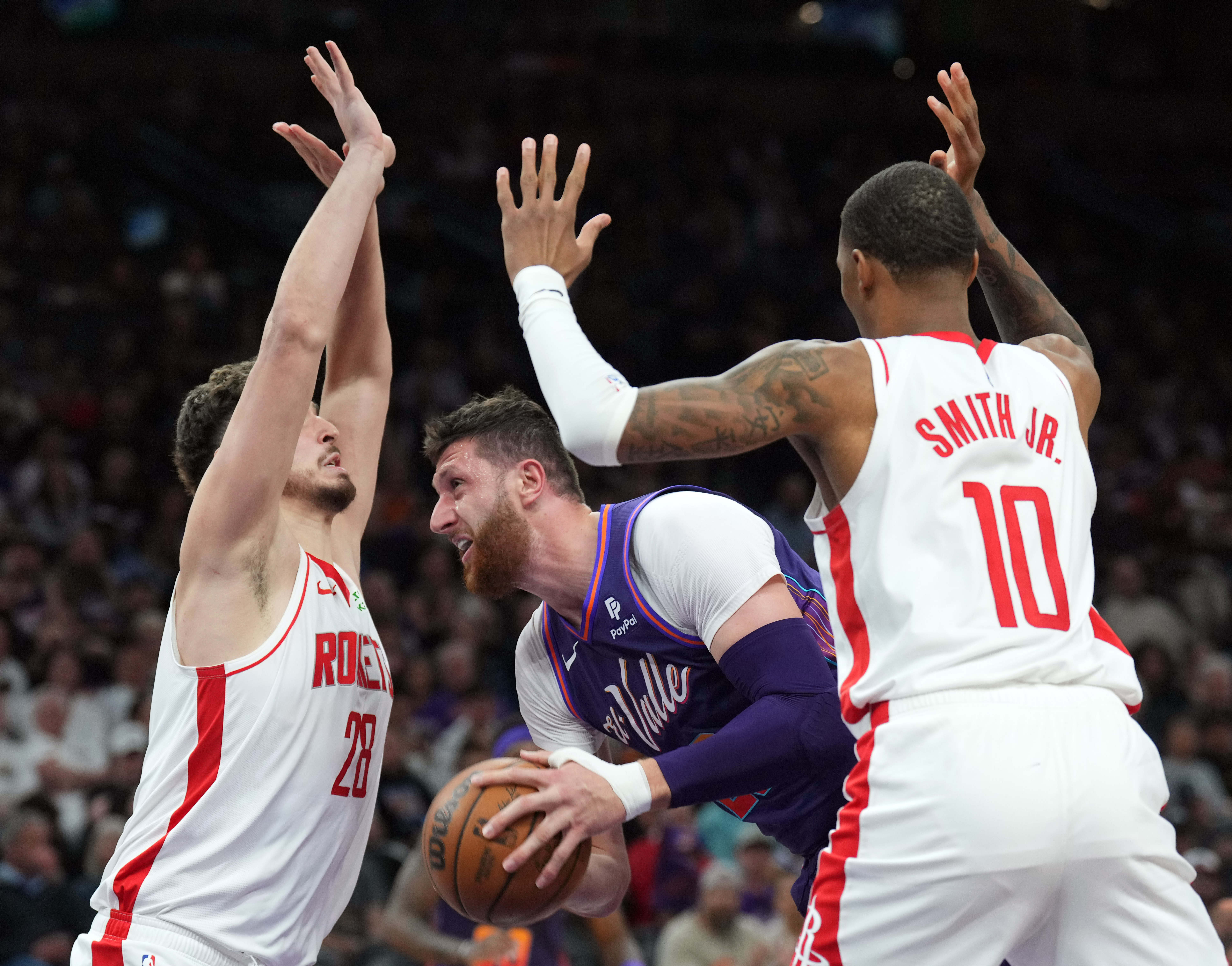 Devin Booker Injured in Suns vs. Rockets Game: Updates on Booker, O'Neale,  Nurkic & Beal - BVM Sports
