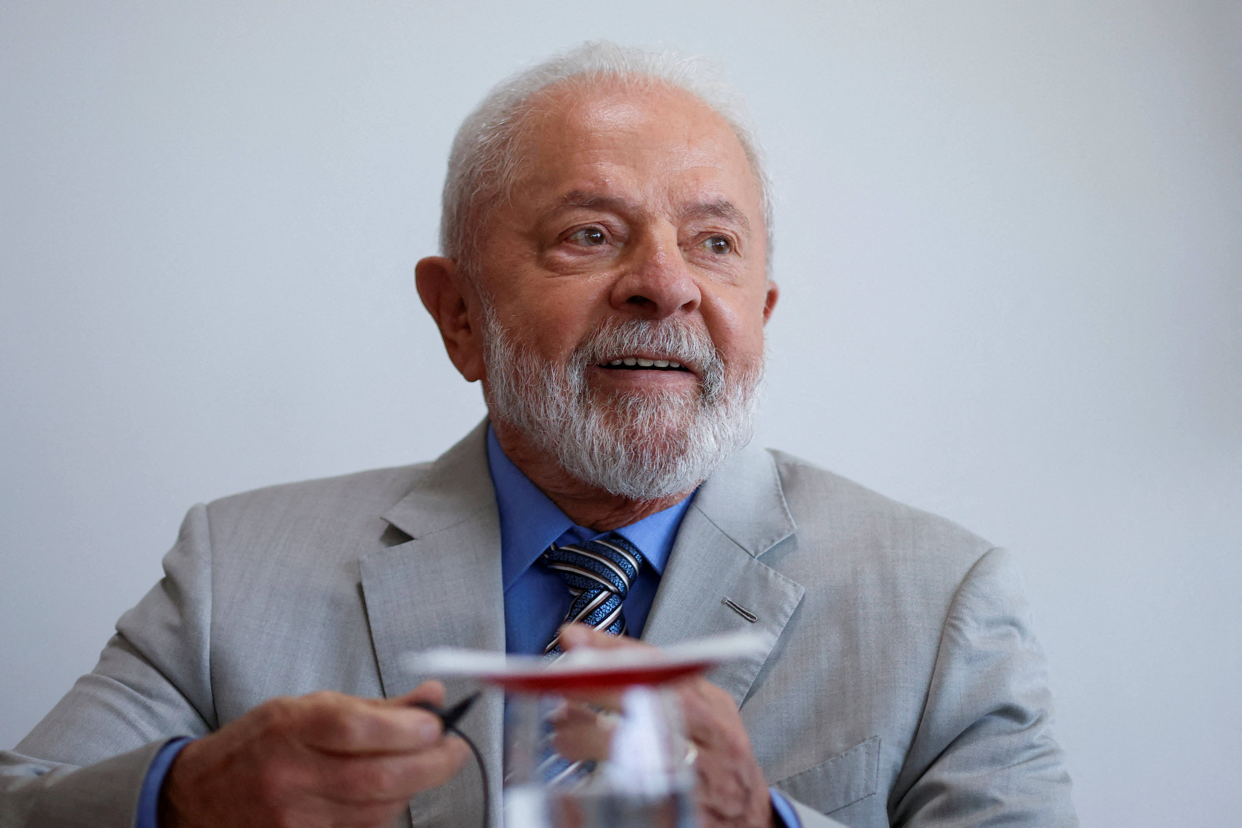 Brazil's President Luiz Inacio?Lula?da Silva attends a meeting at the Planalto Palace in Brasilia, Brazil September 22, 2023. REUTERS/Adriano Machado/