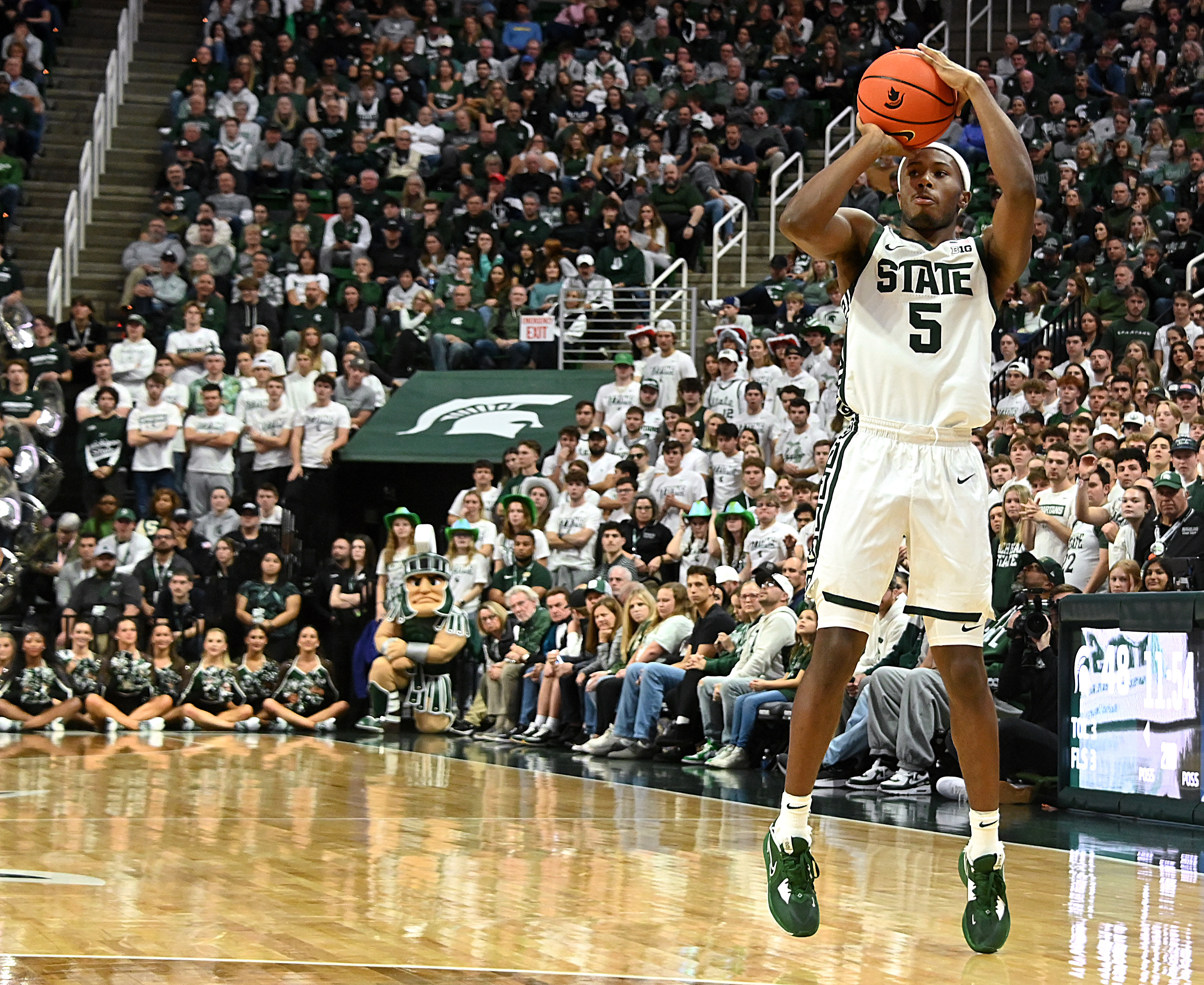 Butler basketball vs. Michigan State in Gavitt Games action