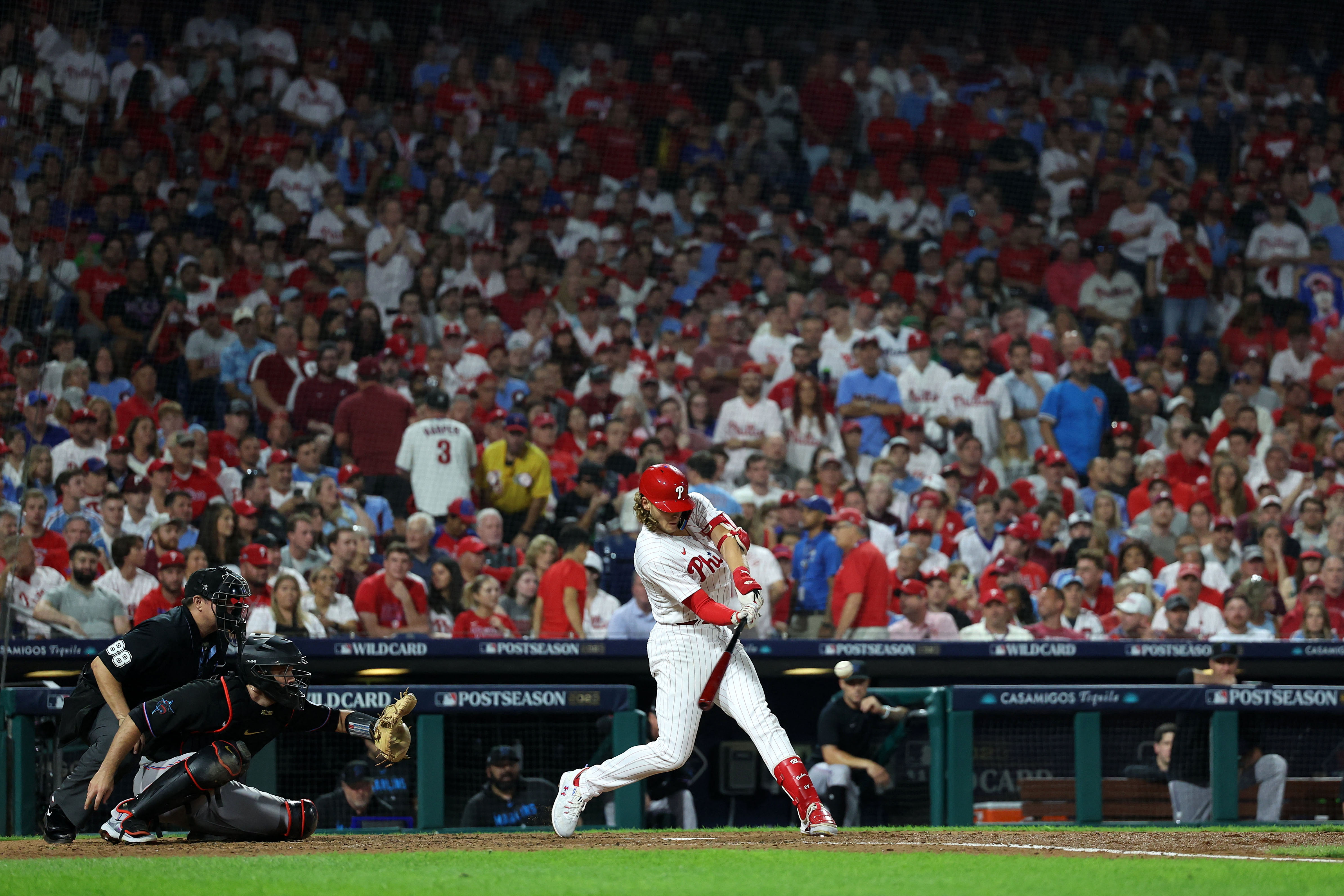 MLB Playoffs updates: Bryson Stott's grand slam helps Phillies sweep  Marlins to advance to National League Division Series - 6abc Philadelphia