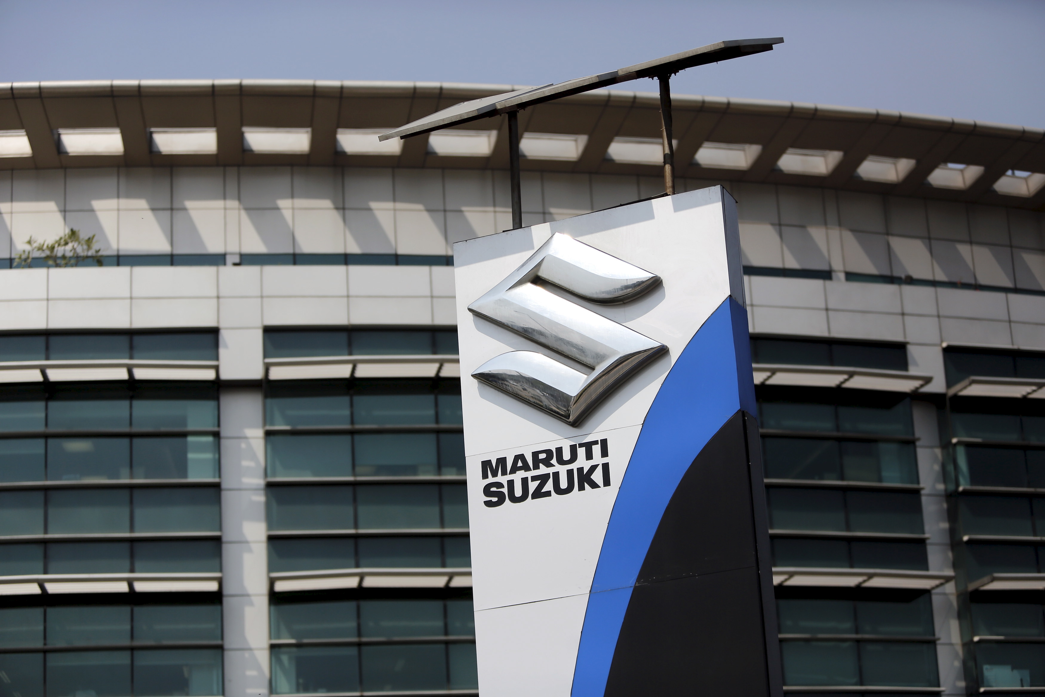 Corporate office of Maruti Suzuki India Limited is pictured in New Delhi