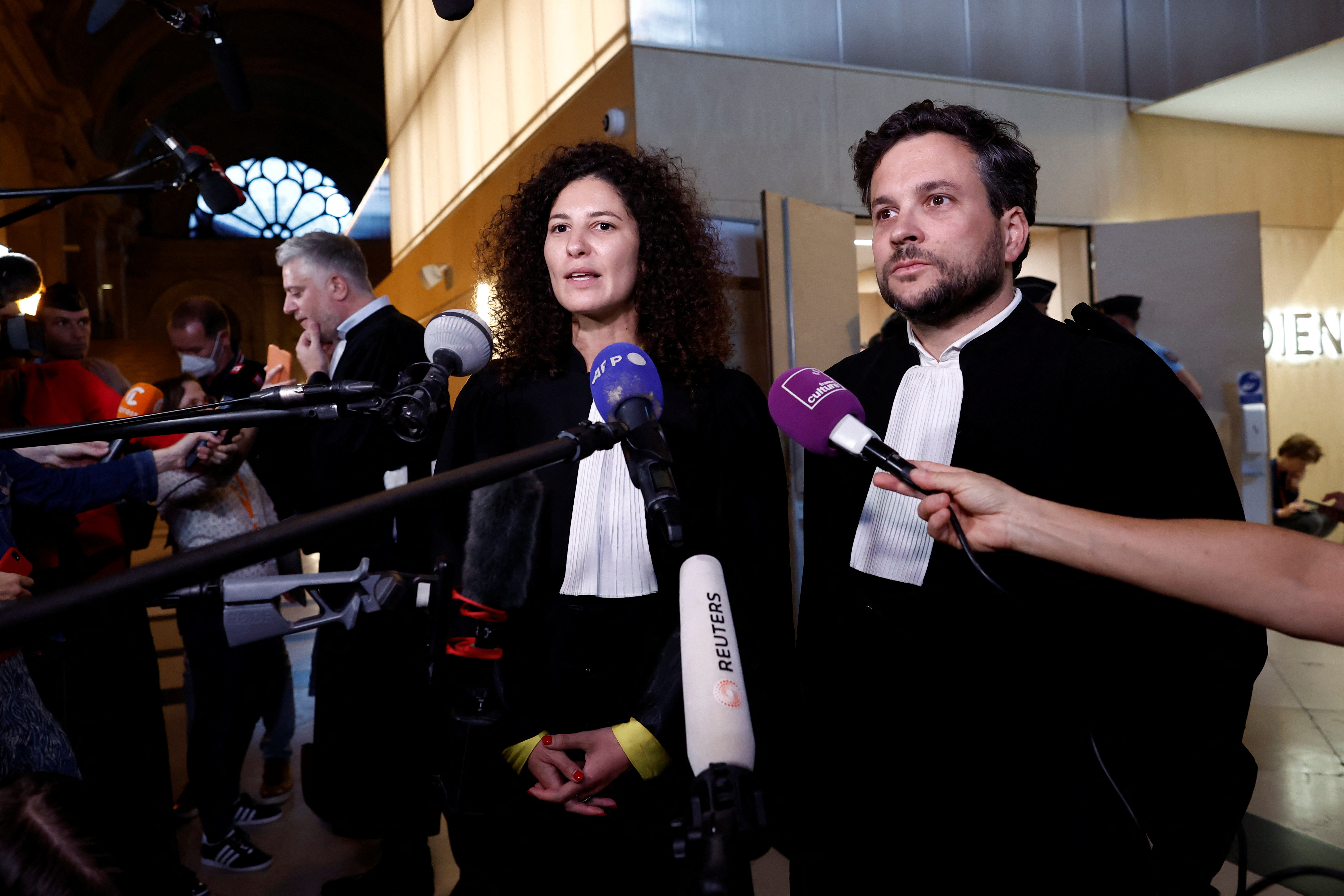 Verdict in the trial of the November 2015 Paris attacks at Paris courthouse