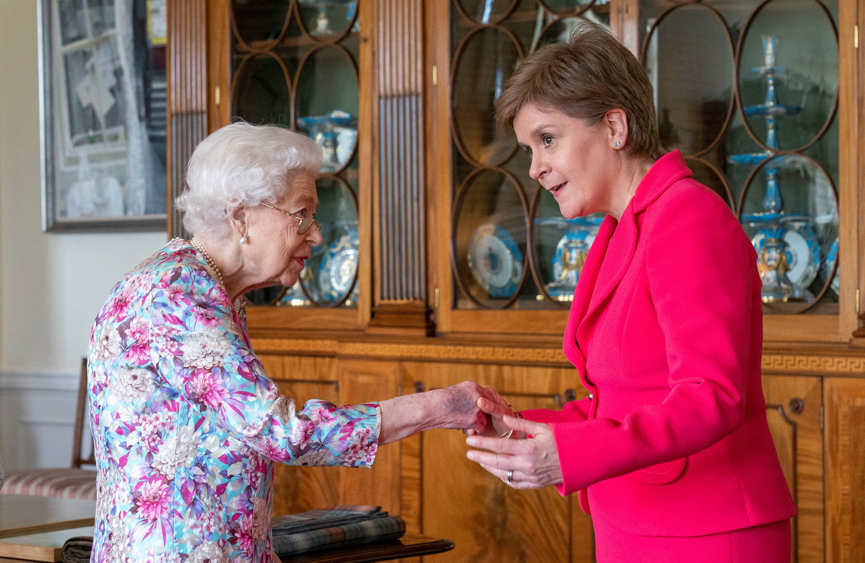 Britain's Queen Elizabeth visits Scotland for Holyrood Week