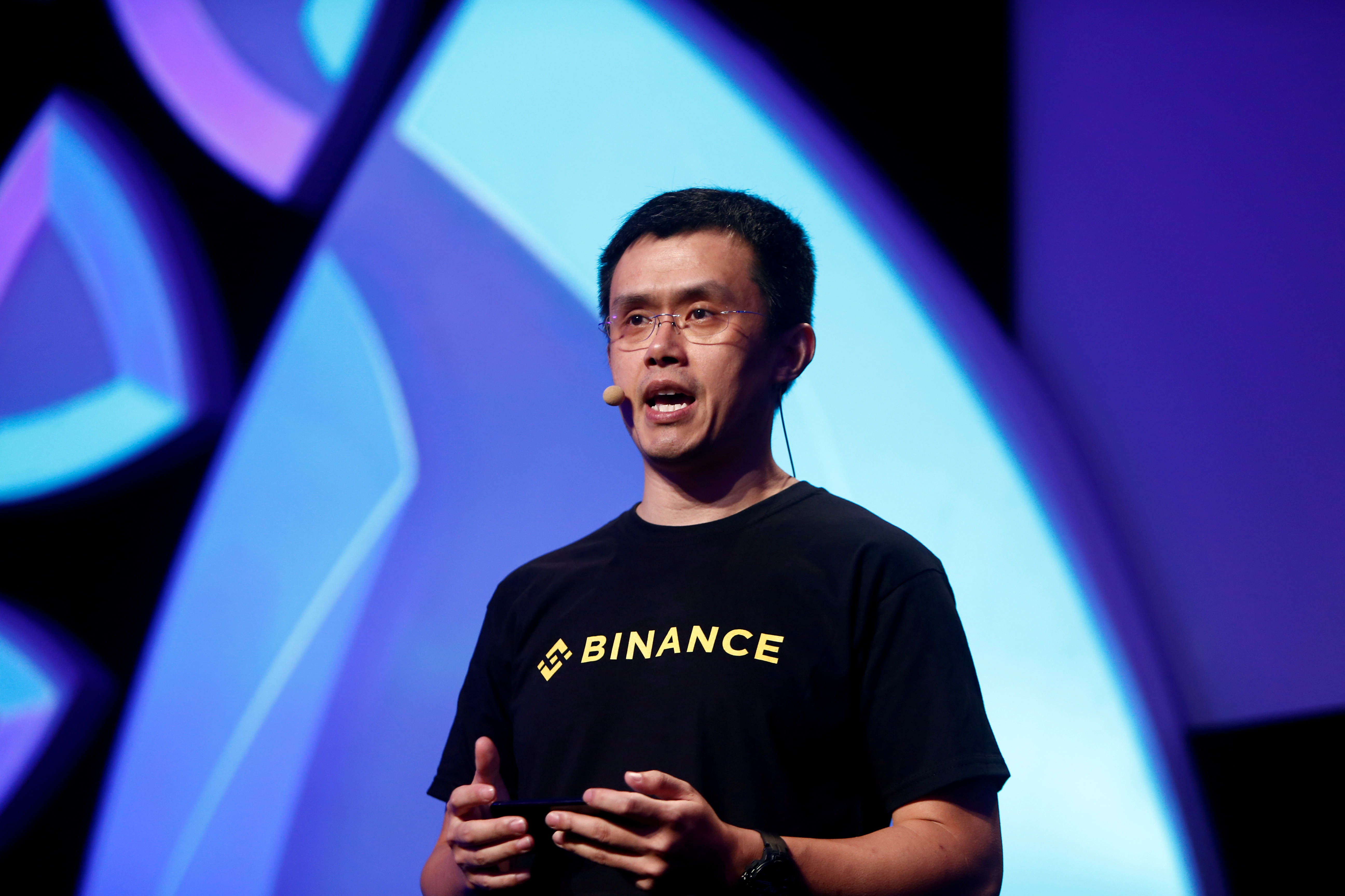 Changpeng Zhao, CEO of Binance, speaks at the Delta Summit, Malta's official Blockchain and Digital Innovation event promoting cryptocurrency, in St Julian's