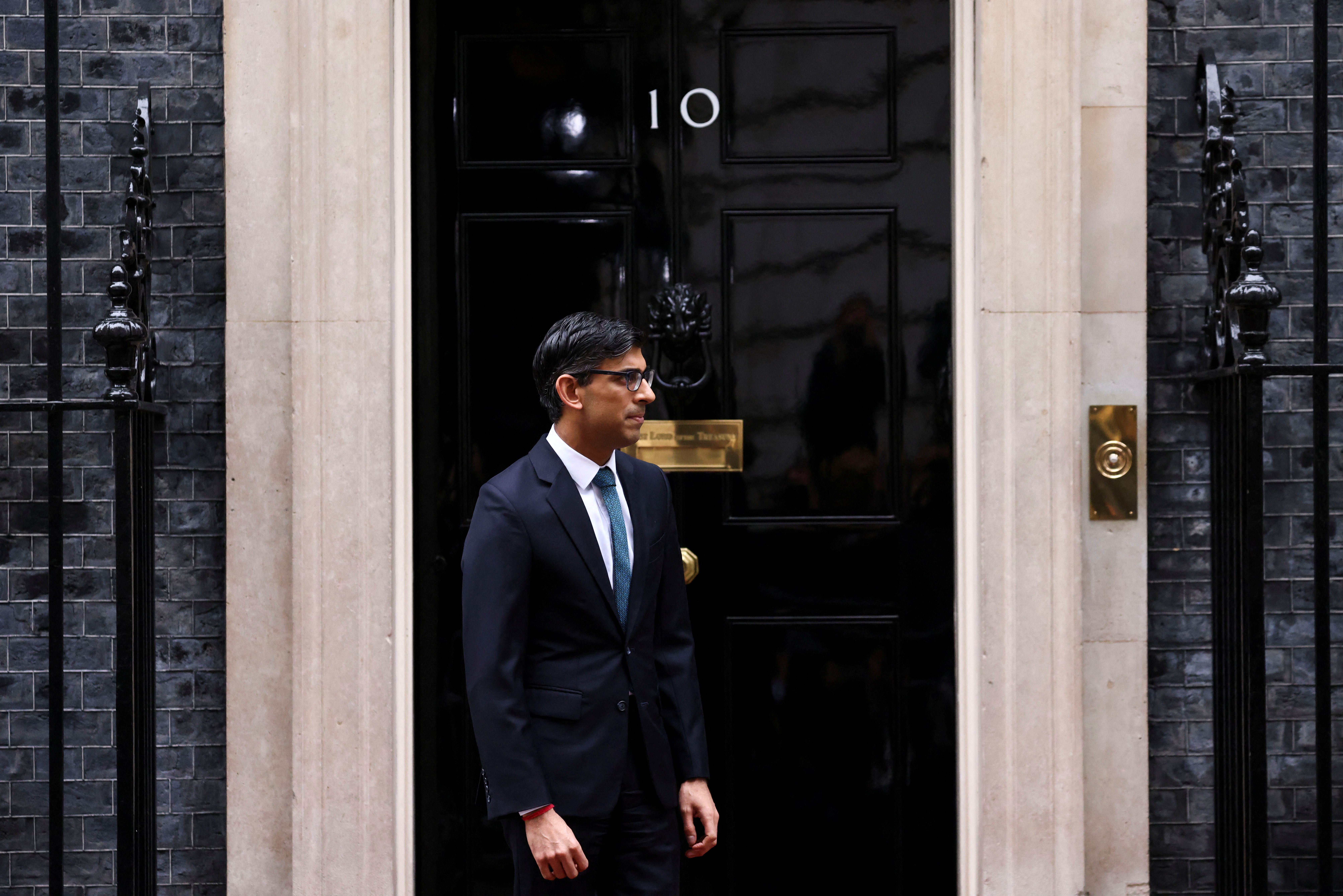 British PM meets Polish President on Downing Street, London