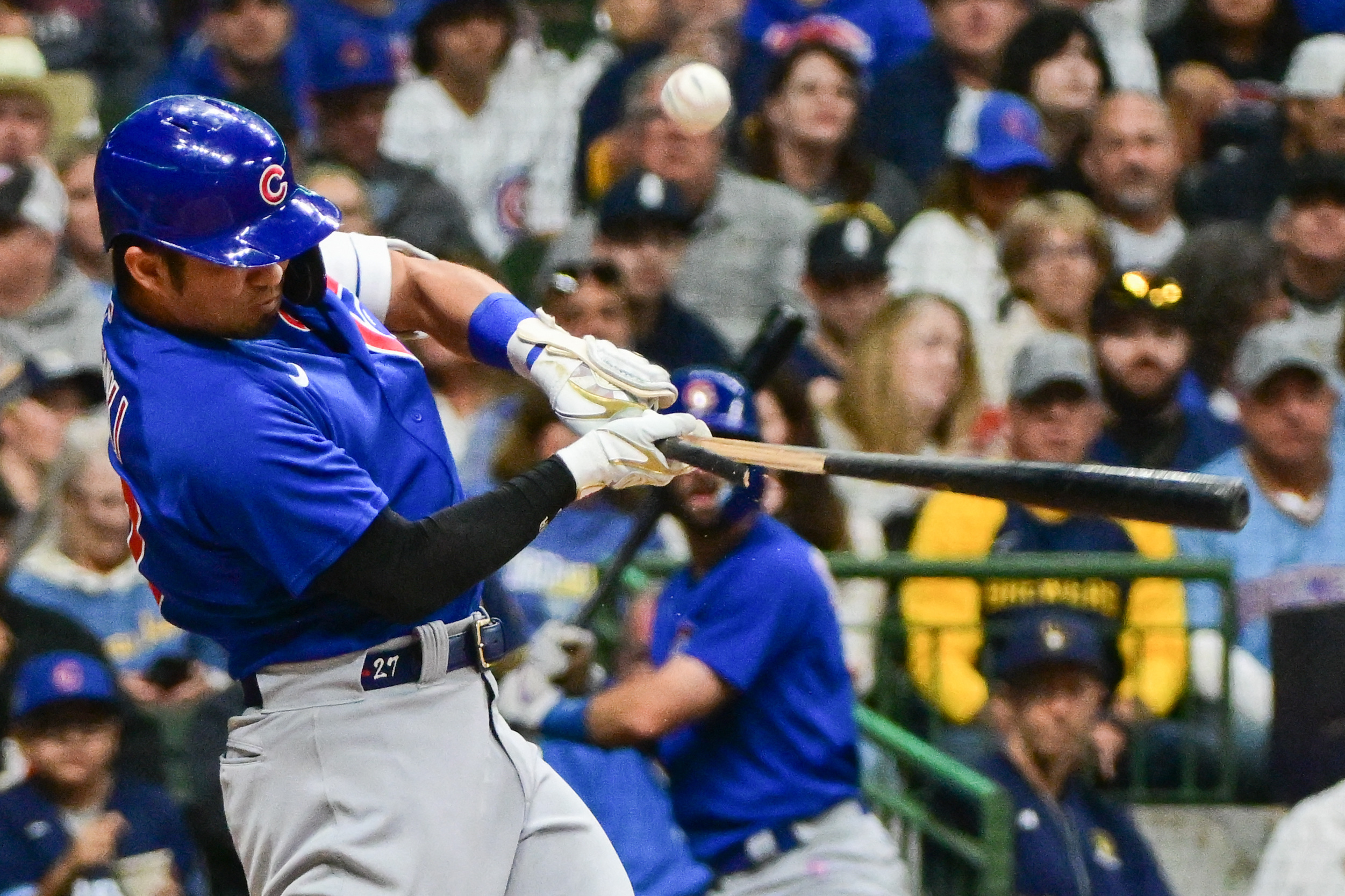 Ian Happ's homers help Cubs defeat fading Brewers 4-3 in 10 innings