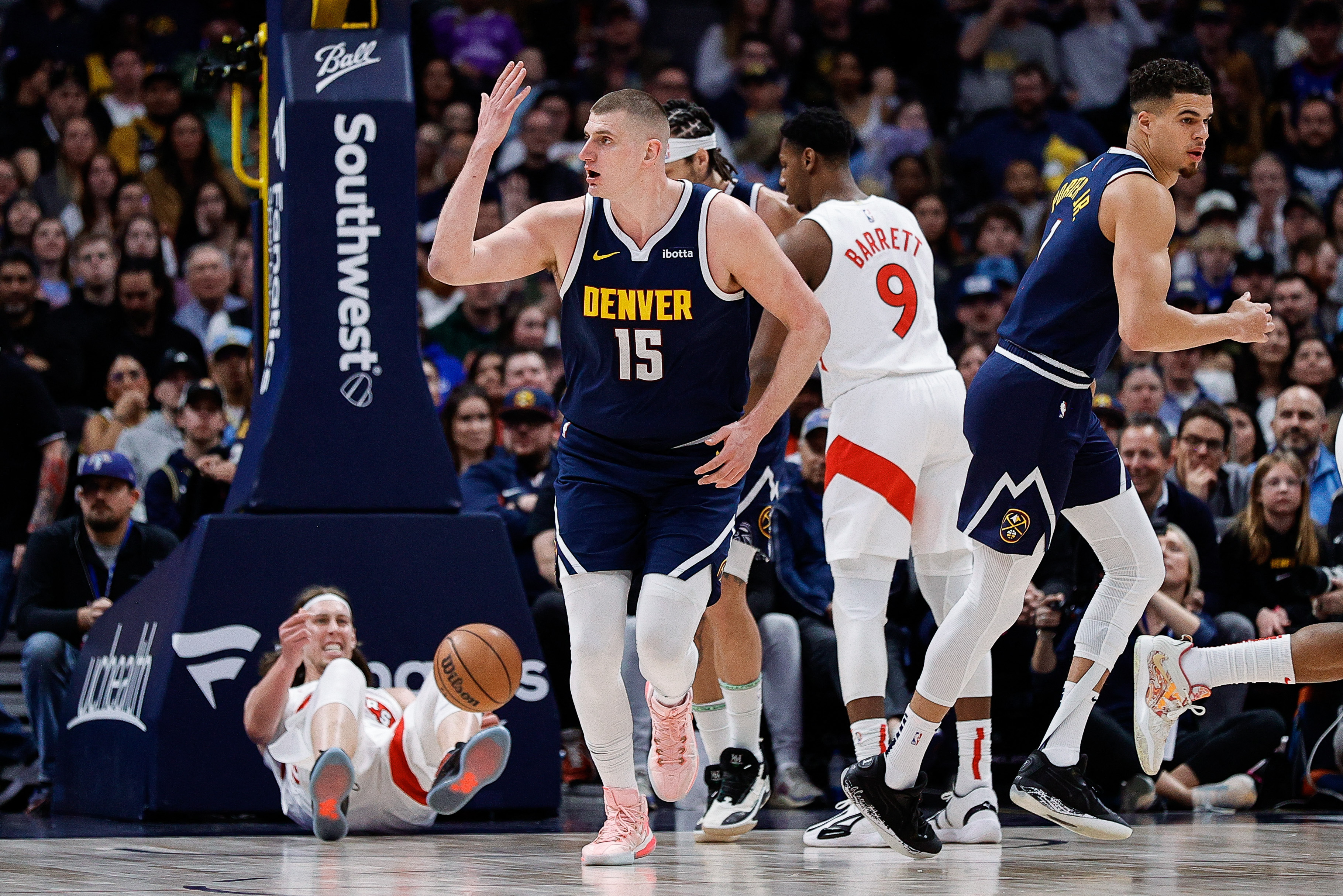 Nikola Jokic, Nuggets rally past short-handed Raptors | Reuters