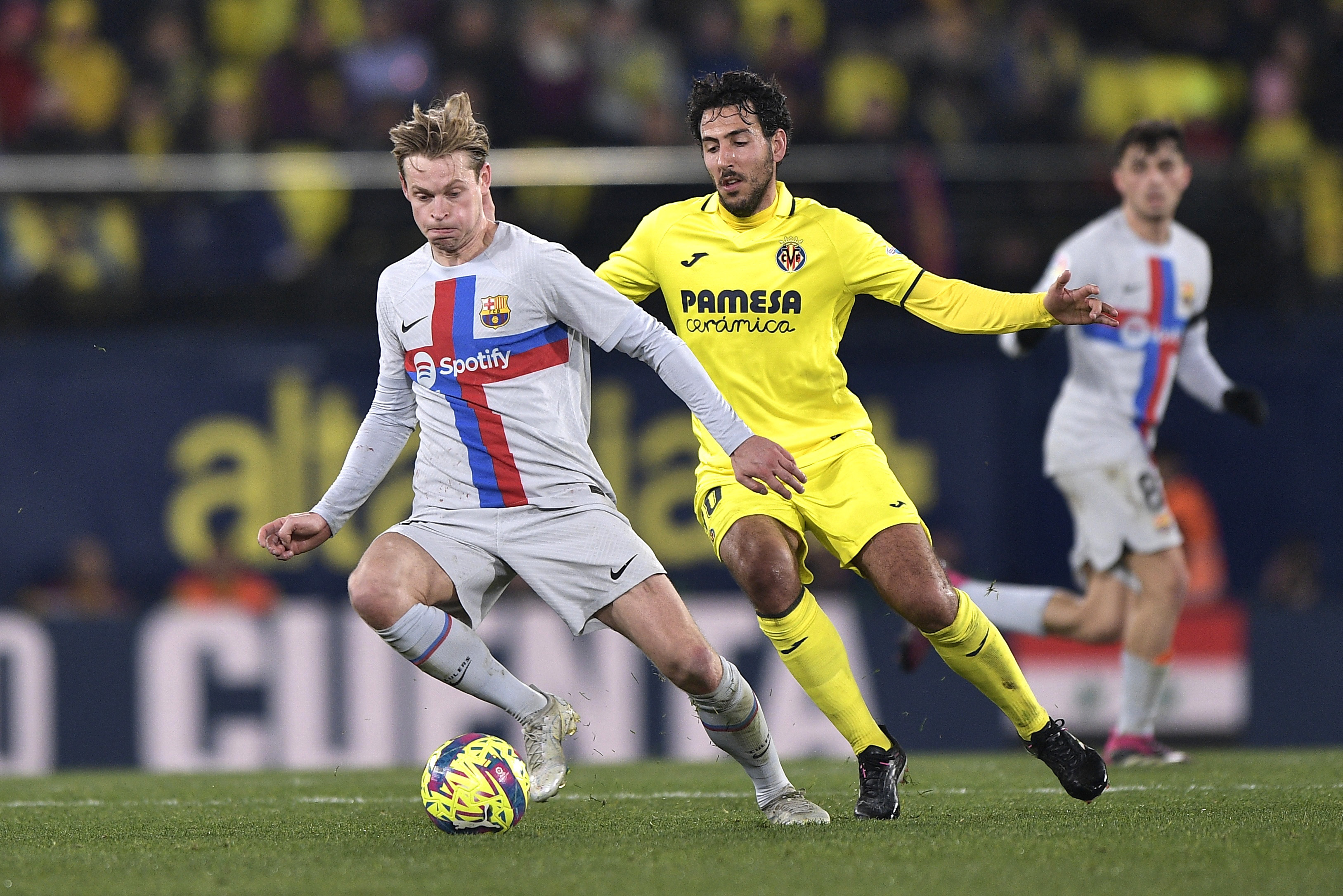 Barcelona beats Villarreal 1-0 to go 11 points clear of Real Madrid at the  top of La Liga