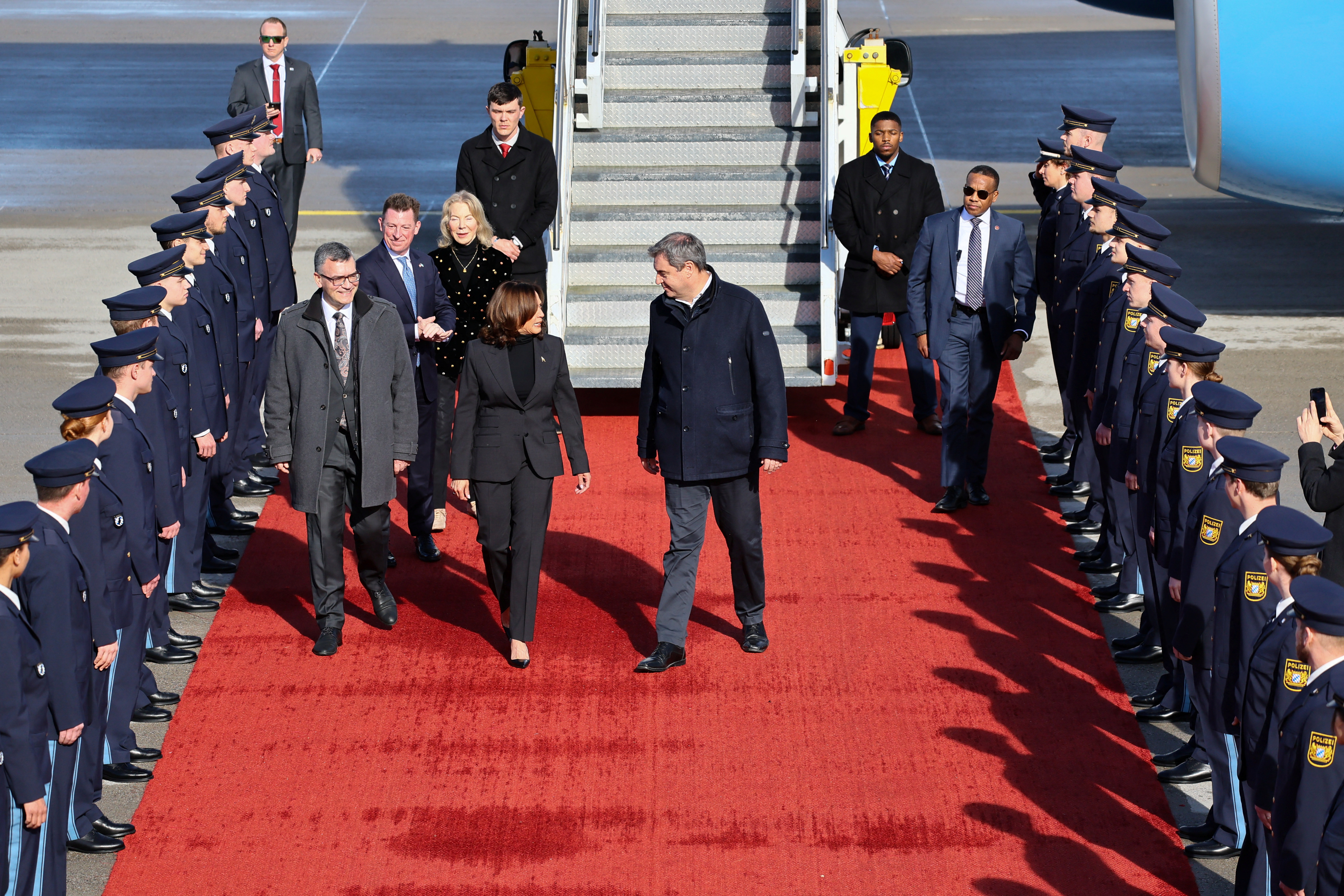 U.S. Vice President Harris visits Munich
