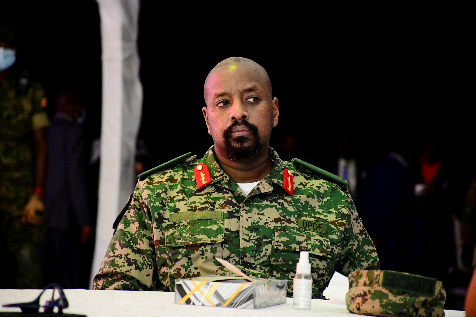 Lt. General Kainerugaba attends his birthday party in Entebbe