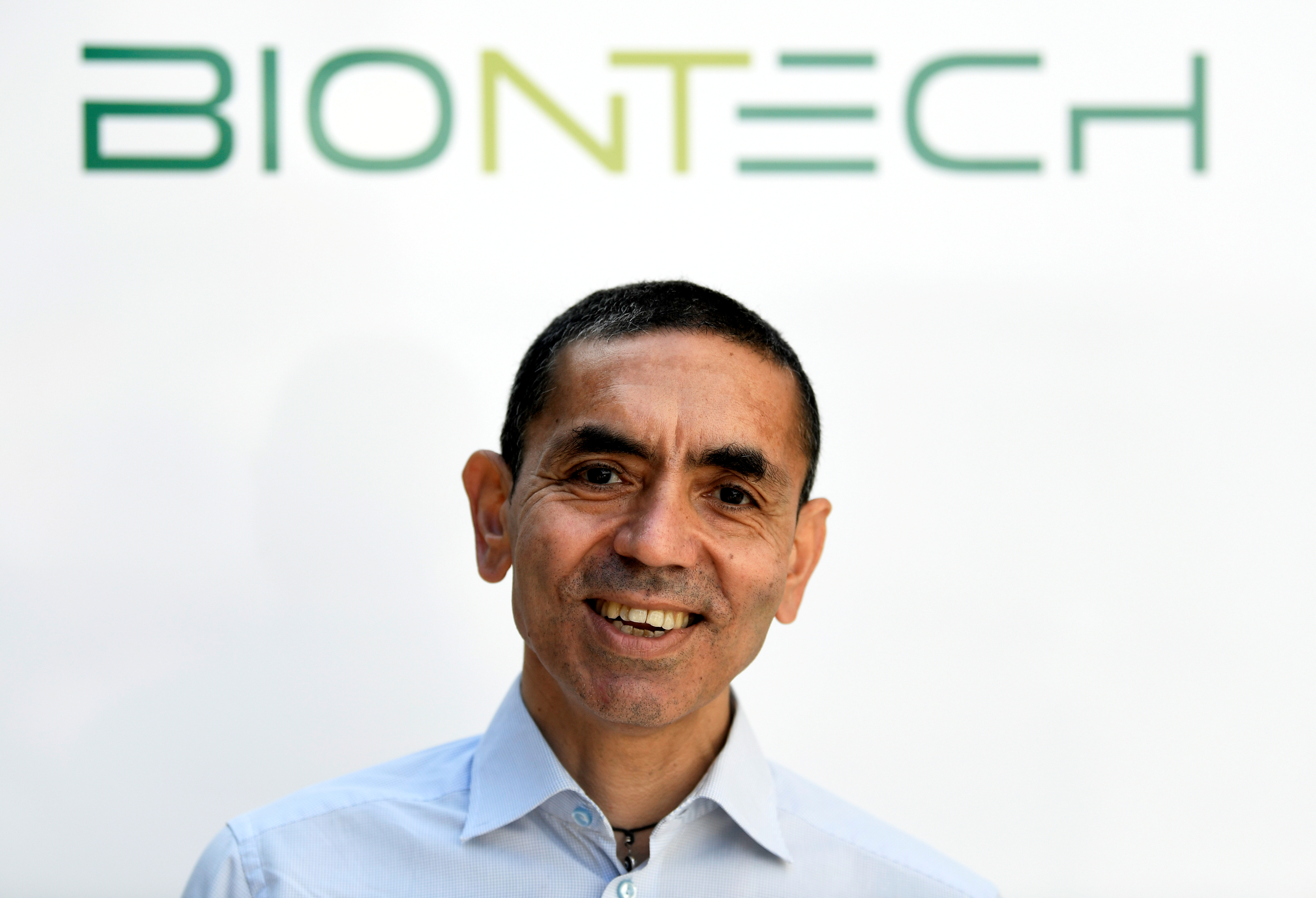 Ugur Sahin, CEO and co-founder of German biotech firm BioNTech, is interviewed by journalists in Marburg, Germany September 17, 2020. REUTERS/Fabian Bimmer/File Photo