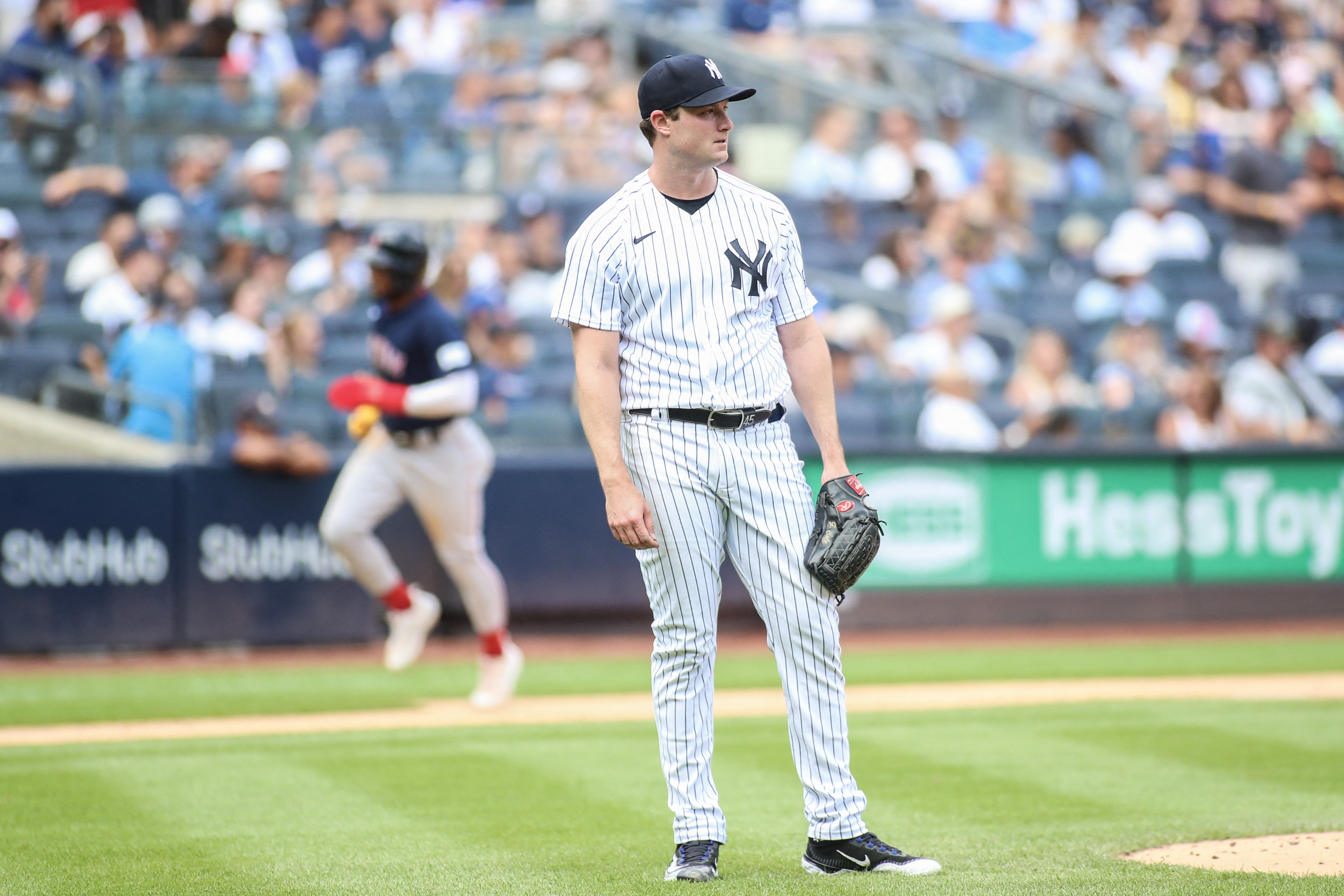 Red Sox pound Gerrit Cole, rout Yanks again