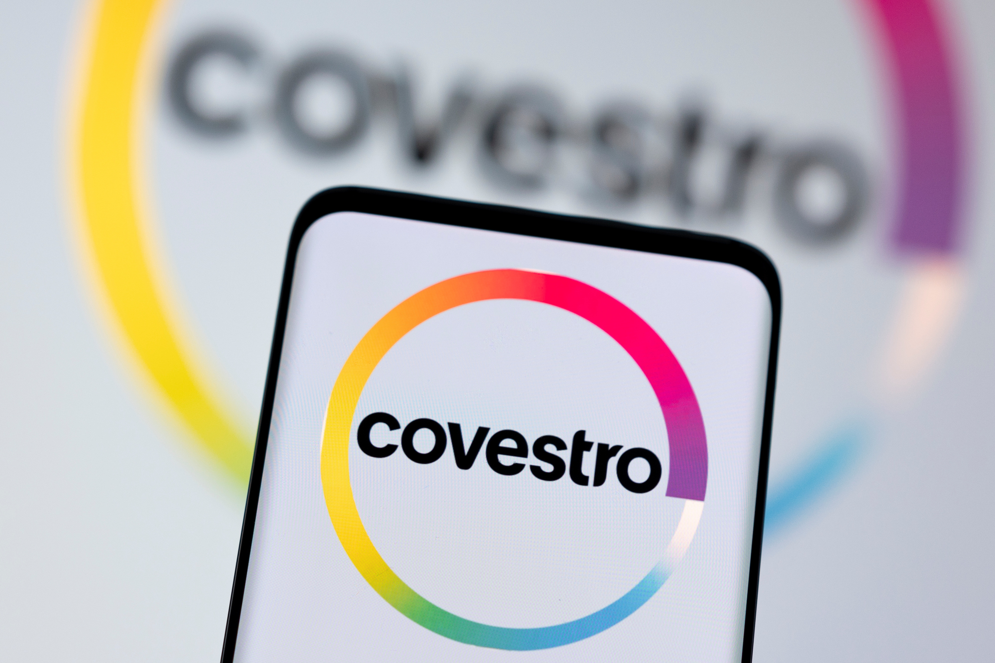 Illustration shows Covestro logo
