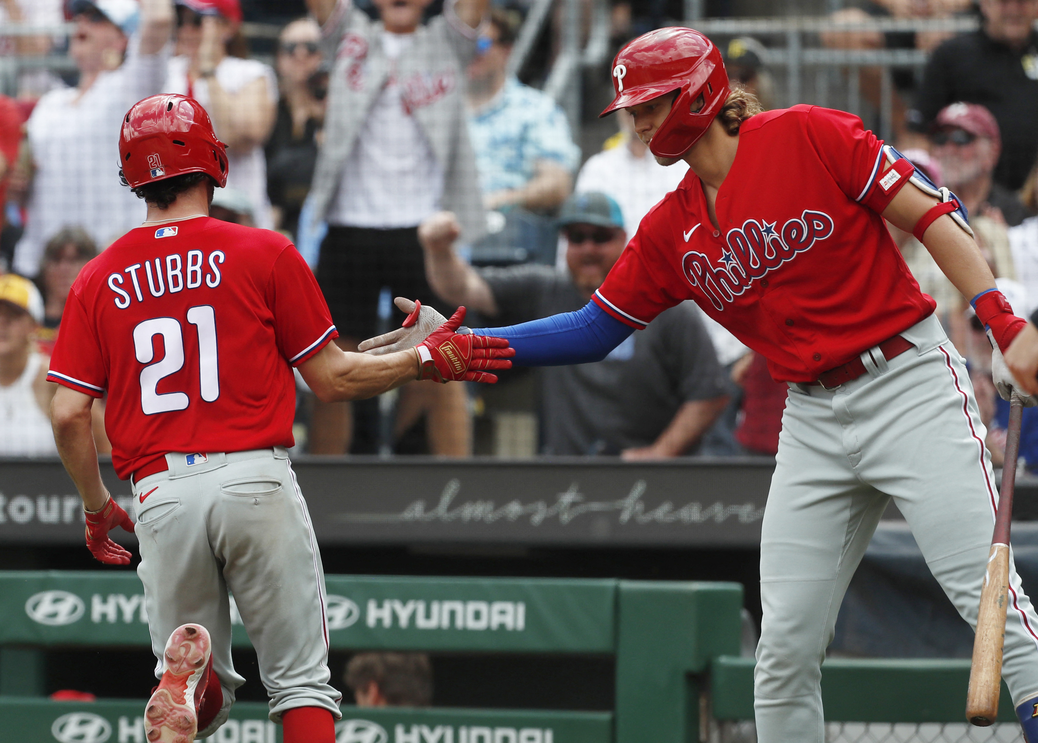 Surging Phillies win 5th in a row rally past Nationals 12 6