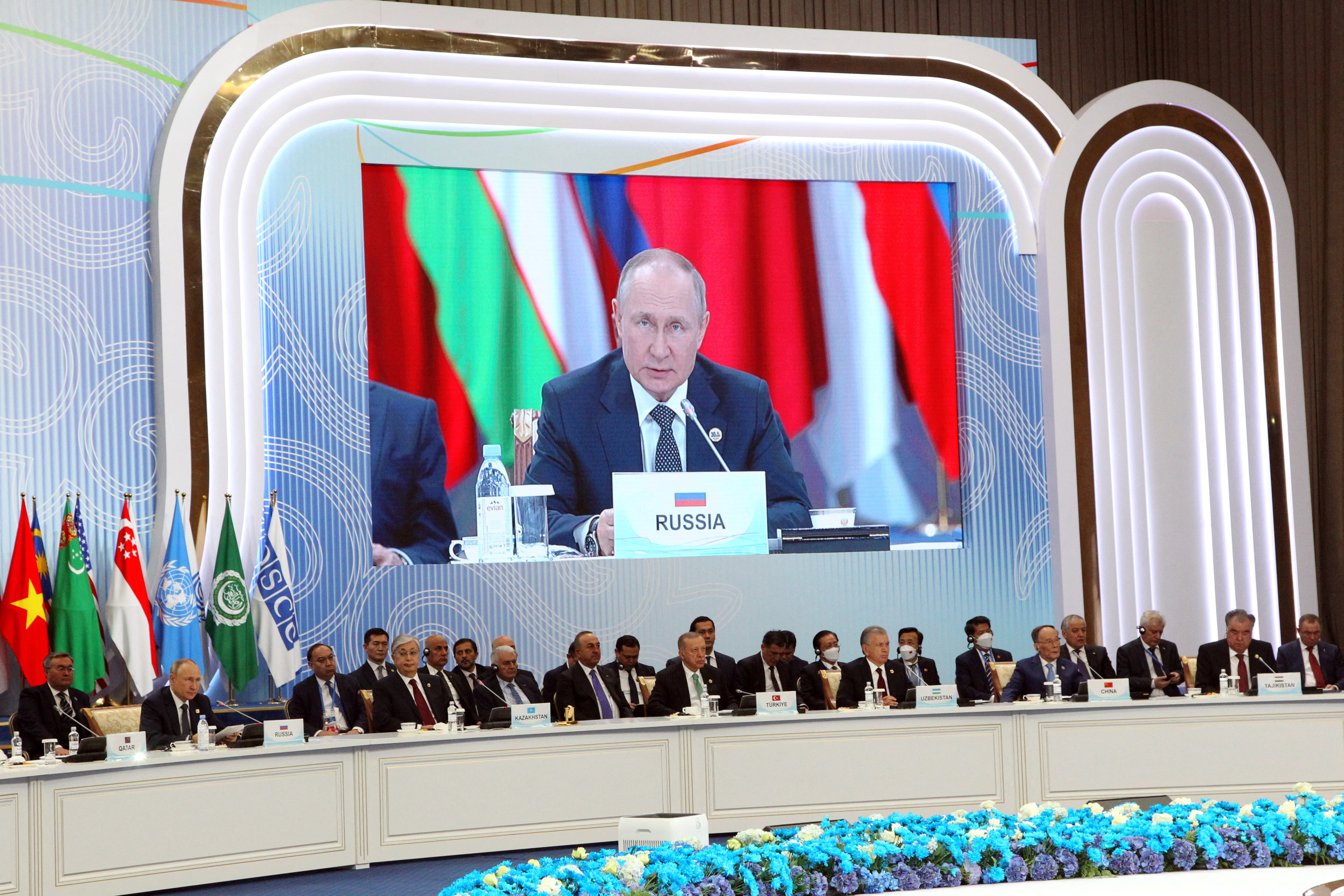 Russian President Vladimir Putin takes part in CICA summit in Astana