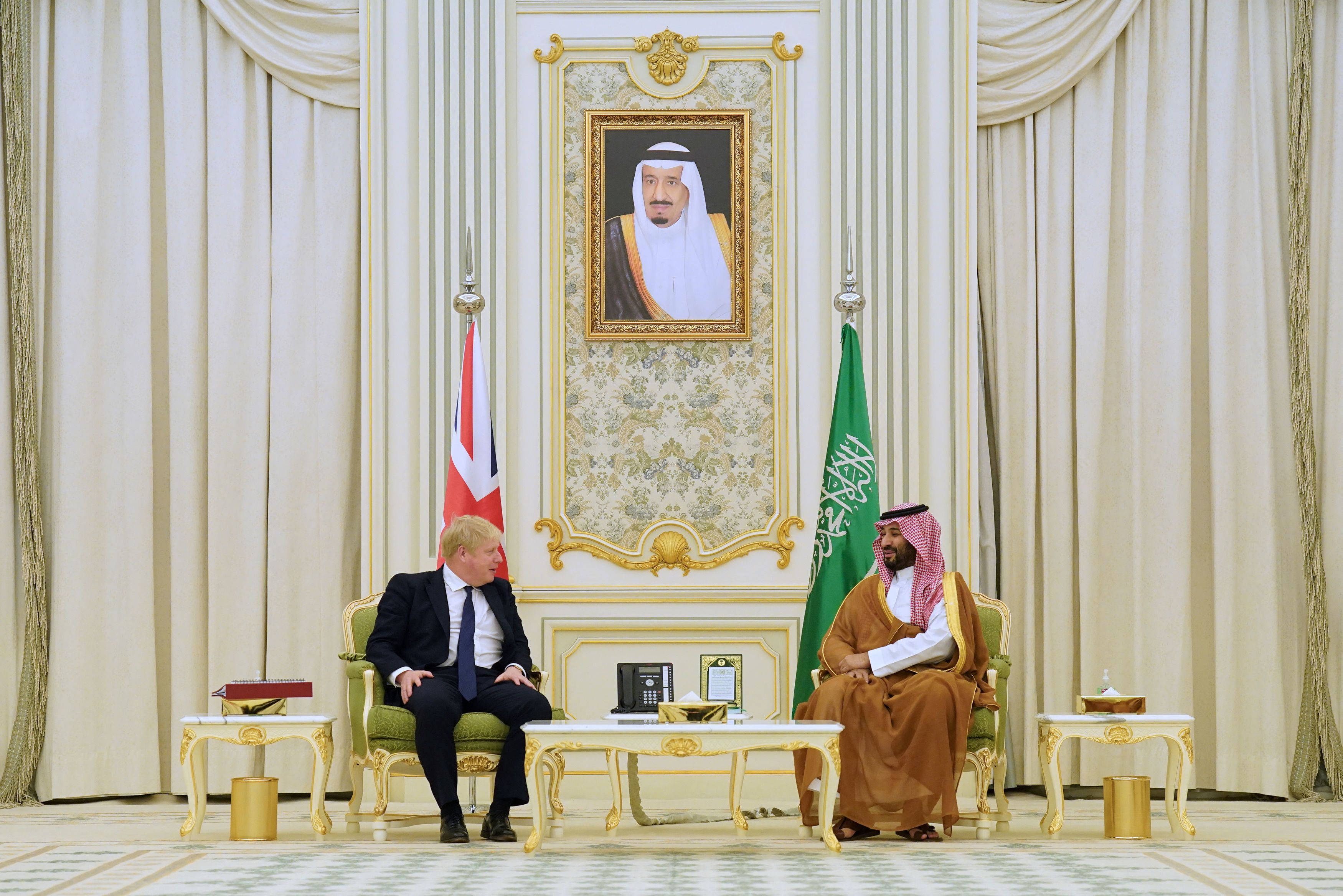 British PM Johnson visits Saudi Arabia and the United Arab Emirates