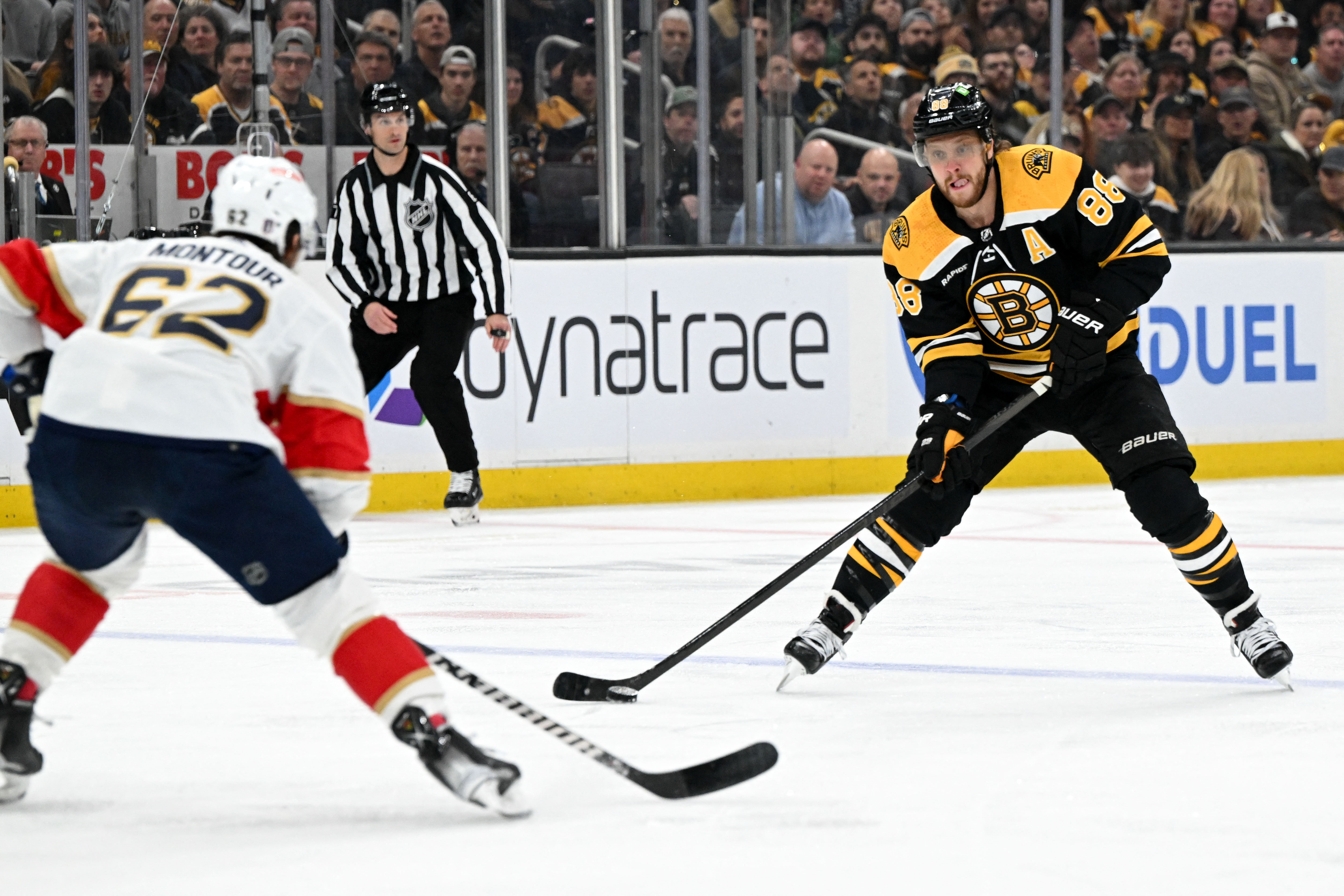 Milestone night for Bruins in Game 1 win over Panthers