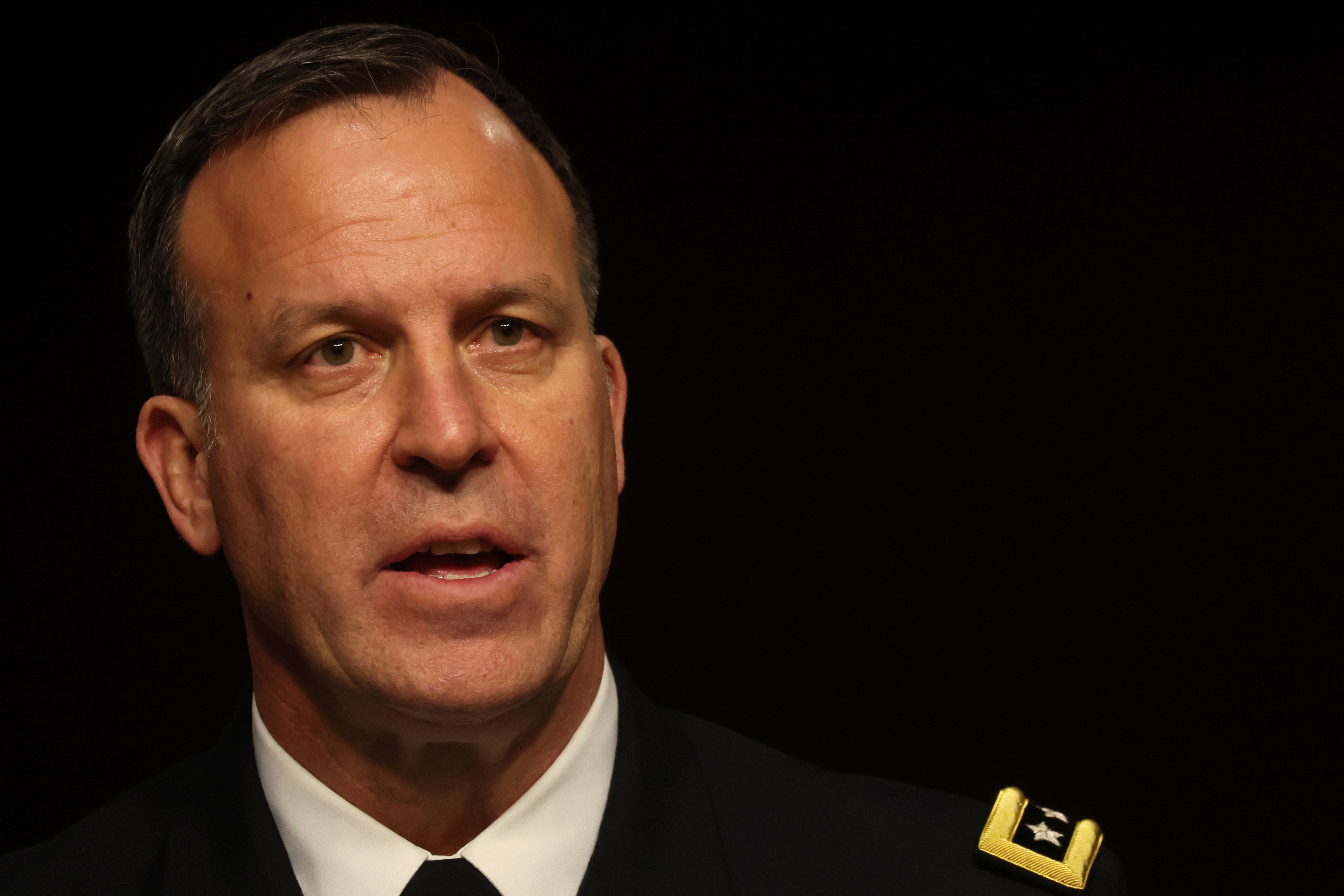 Lieutenant General Kurilla testifies before Senate Armed Services Committee hearing on Capitol Hill in Washington