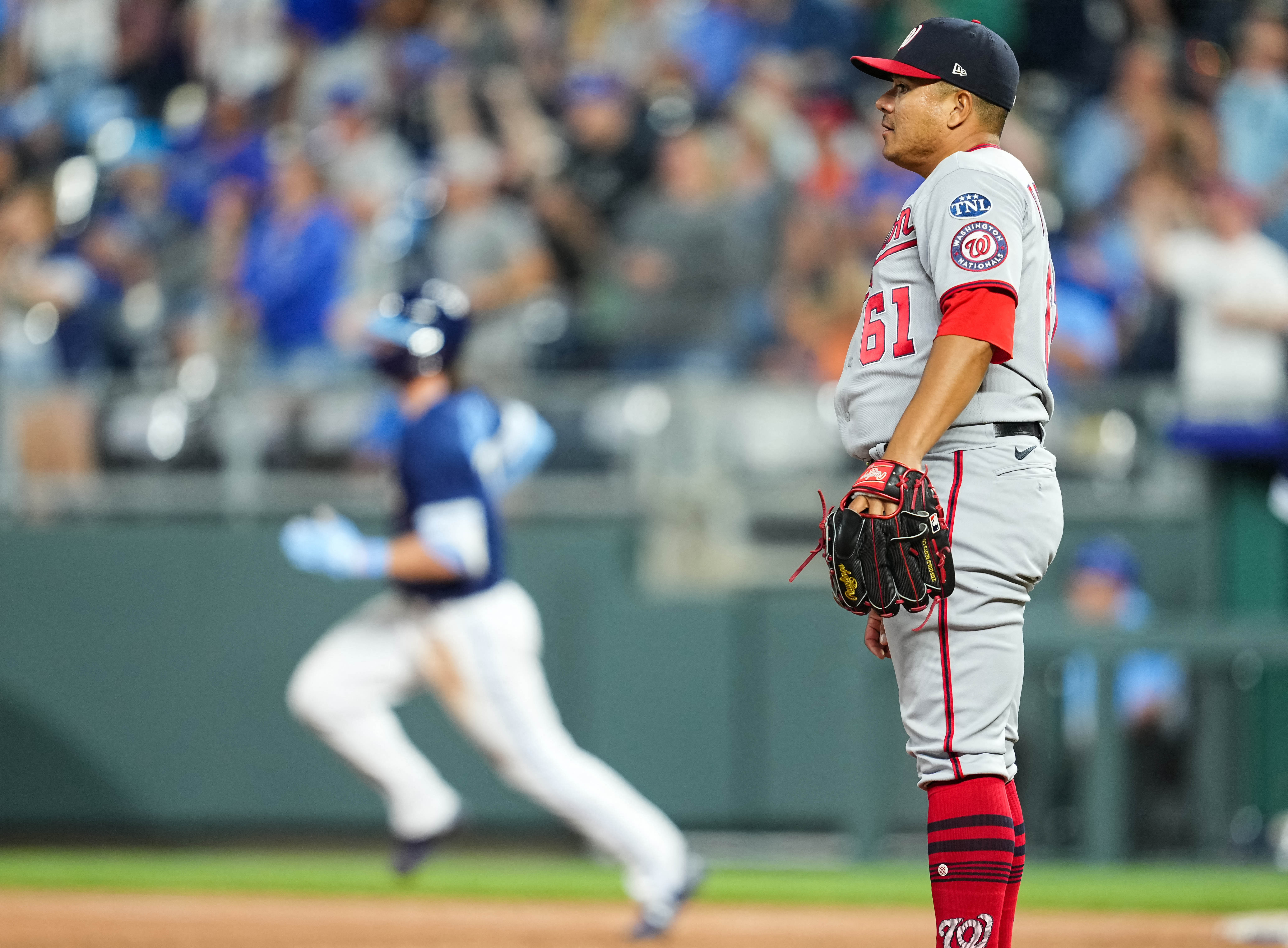 Luis Garcia's six hits lead Nationals past Royals