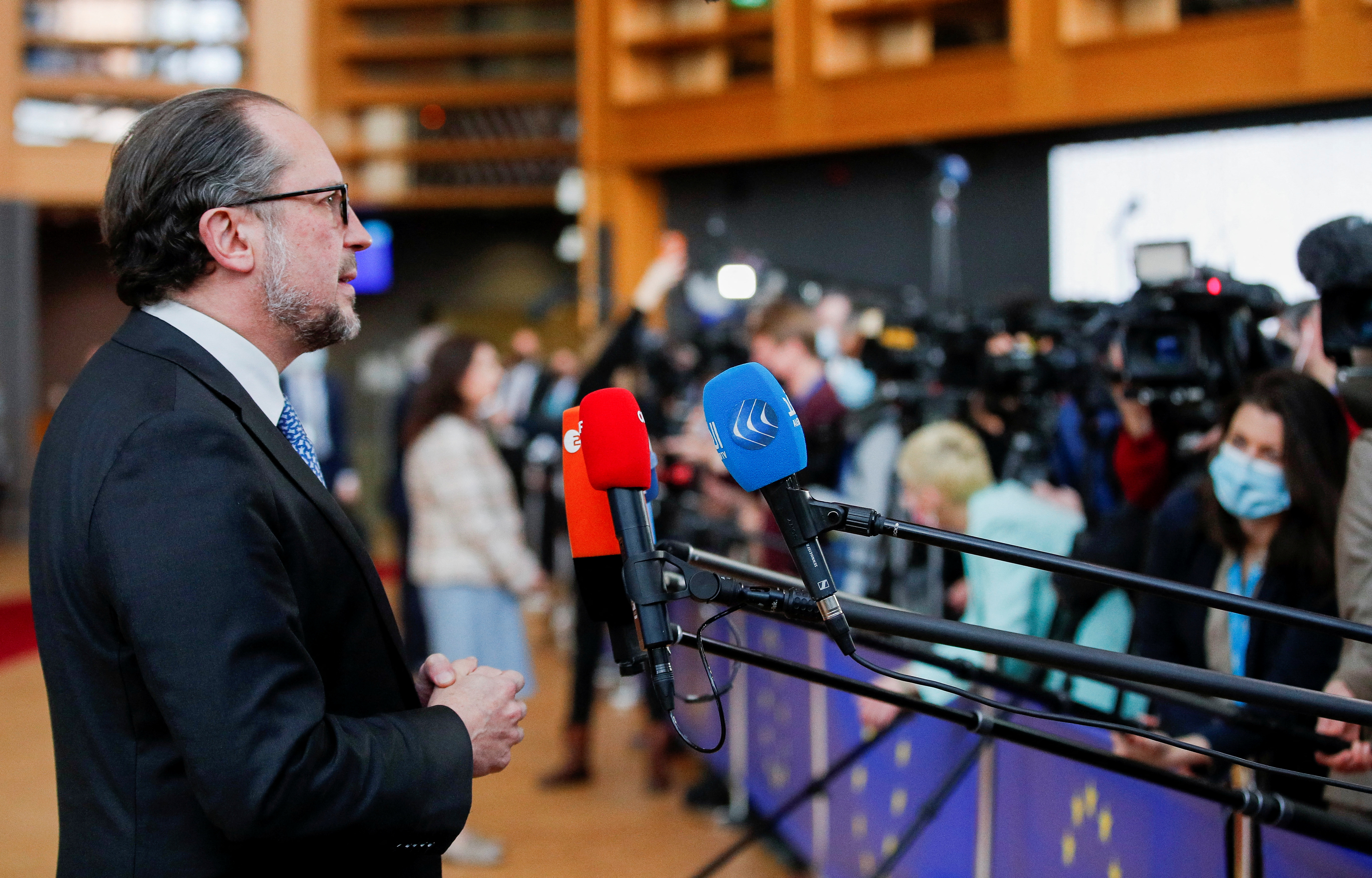 EU Foreign Ministers meet to address the situation in Ukraine, in Brussels