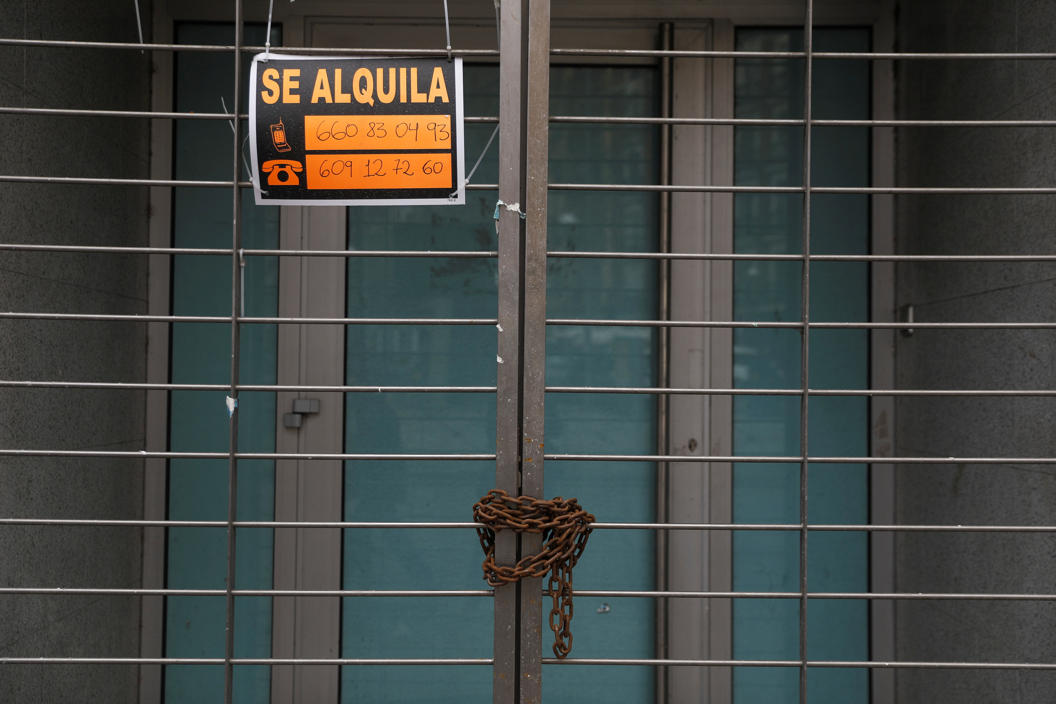 Closed-down businesses amid the coronavirus disease (COVID-19) pandemic, in Madrid