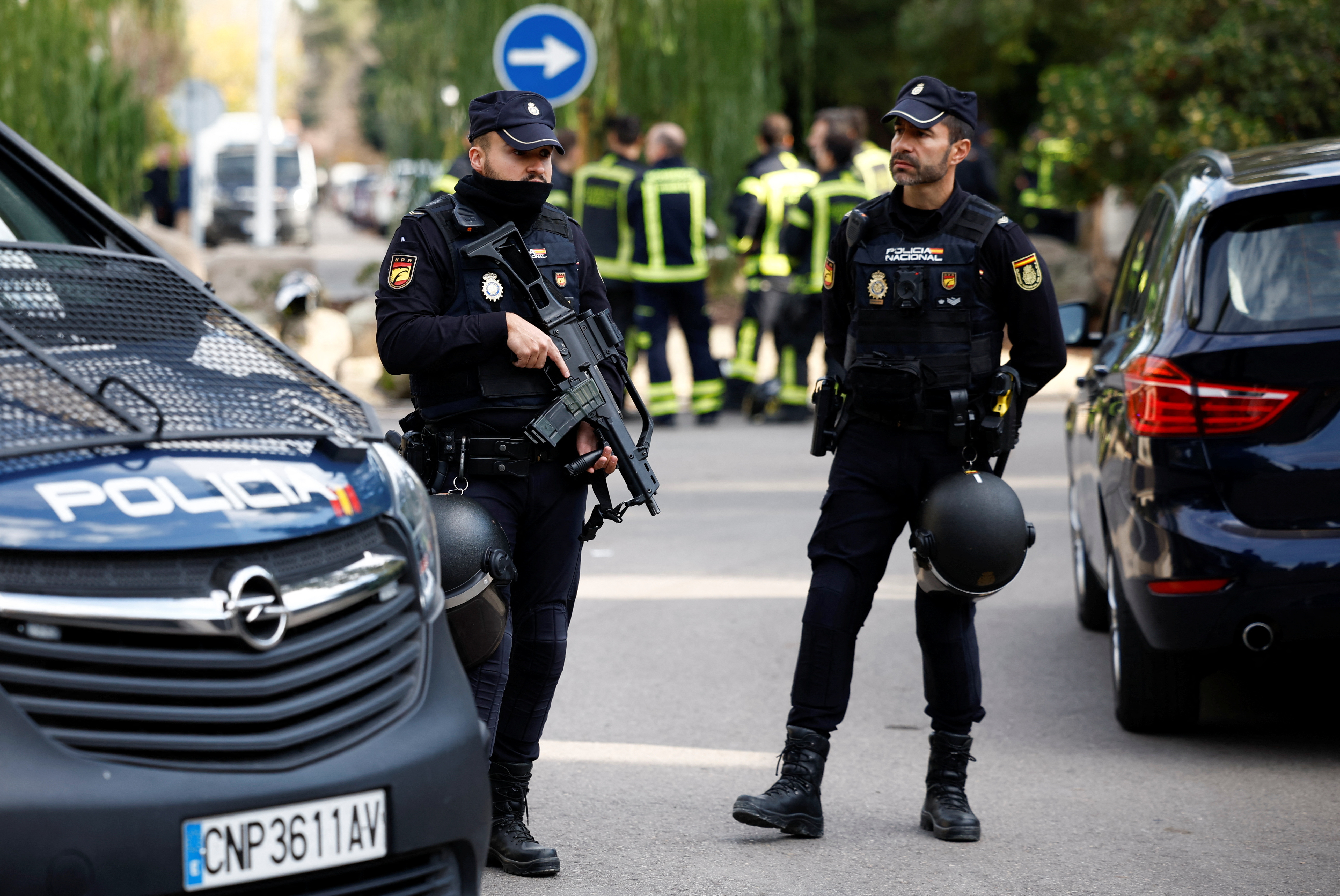 There was an explosion at the Ukrainian embassy in Madrid