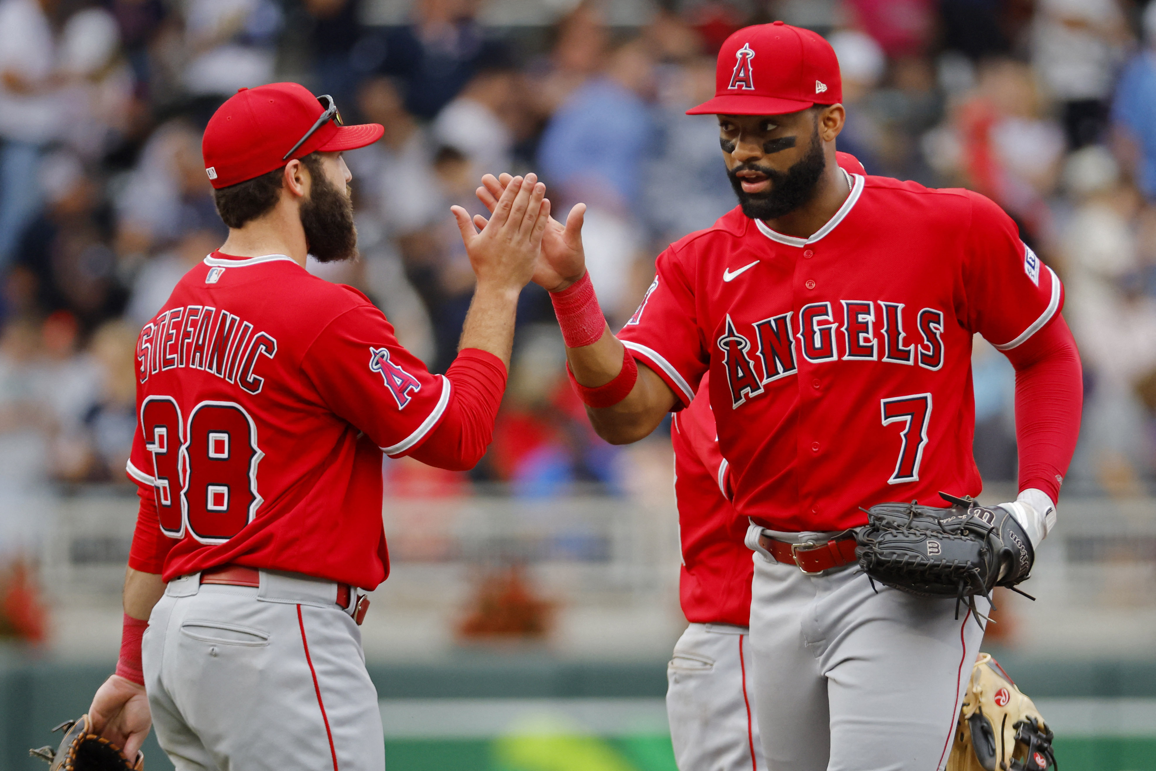 Jo Adell looks to crack Angels' roster after a winter of workouts – Orange  County Register