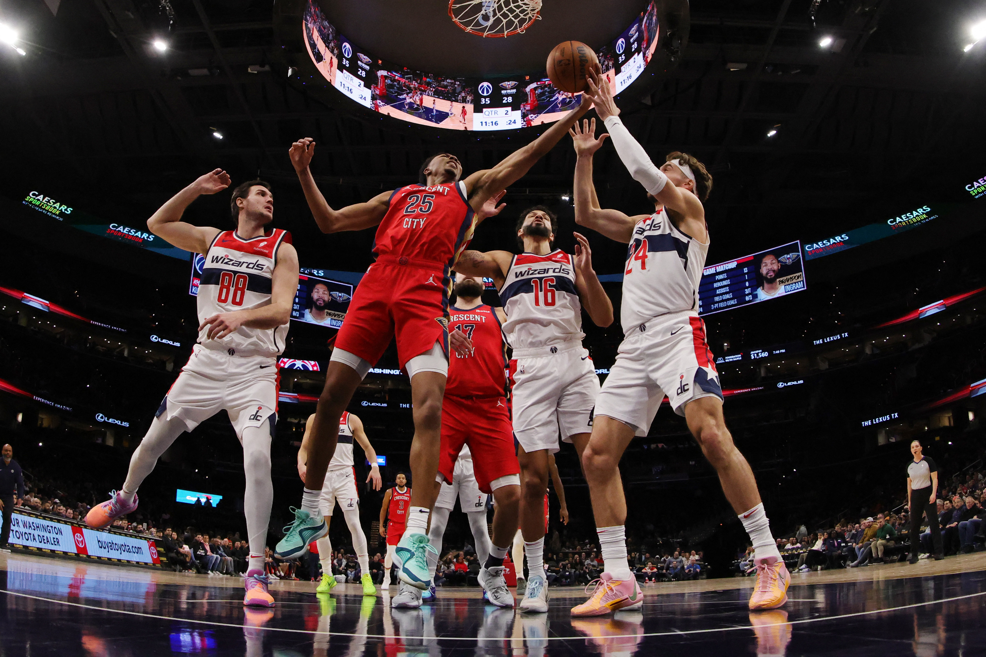 Brandon Ingram nets 40 as Pelicans overwhelm Wizards