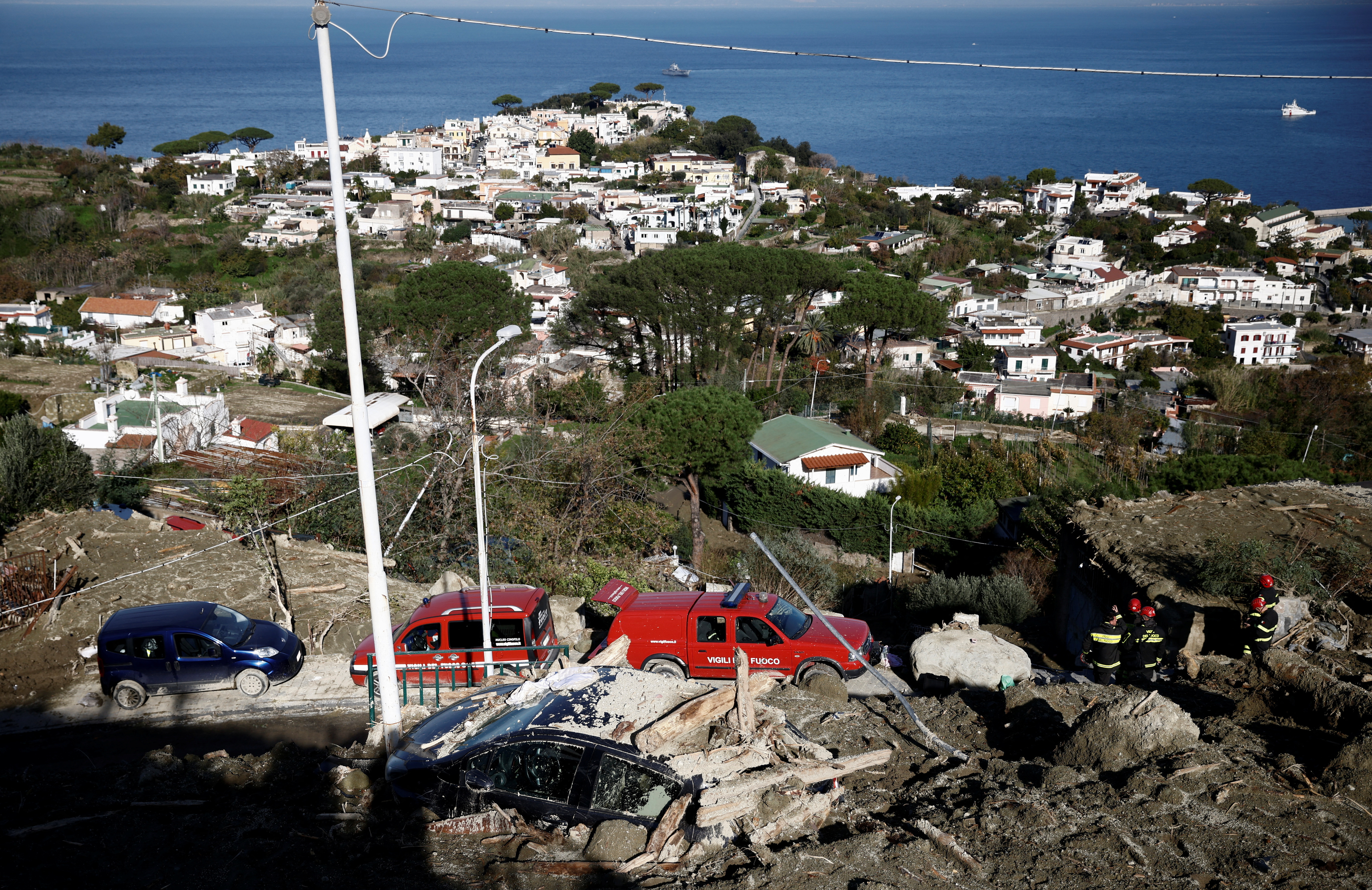 Landslide on the Italian island of Ischia