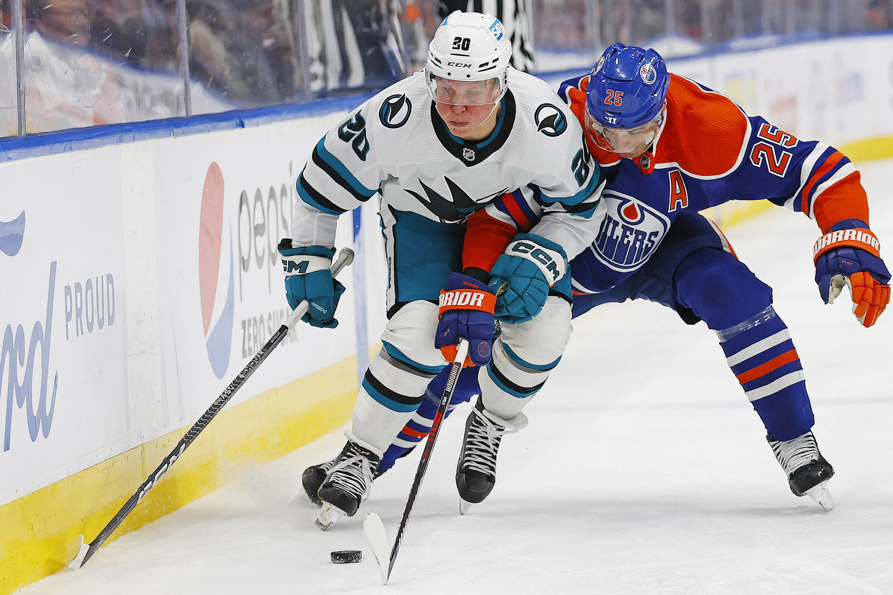 NHL: San Jose Sharks at Edmonton Oilers