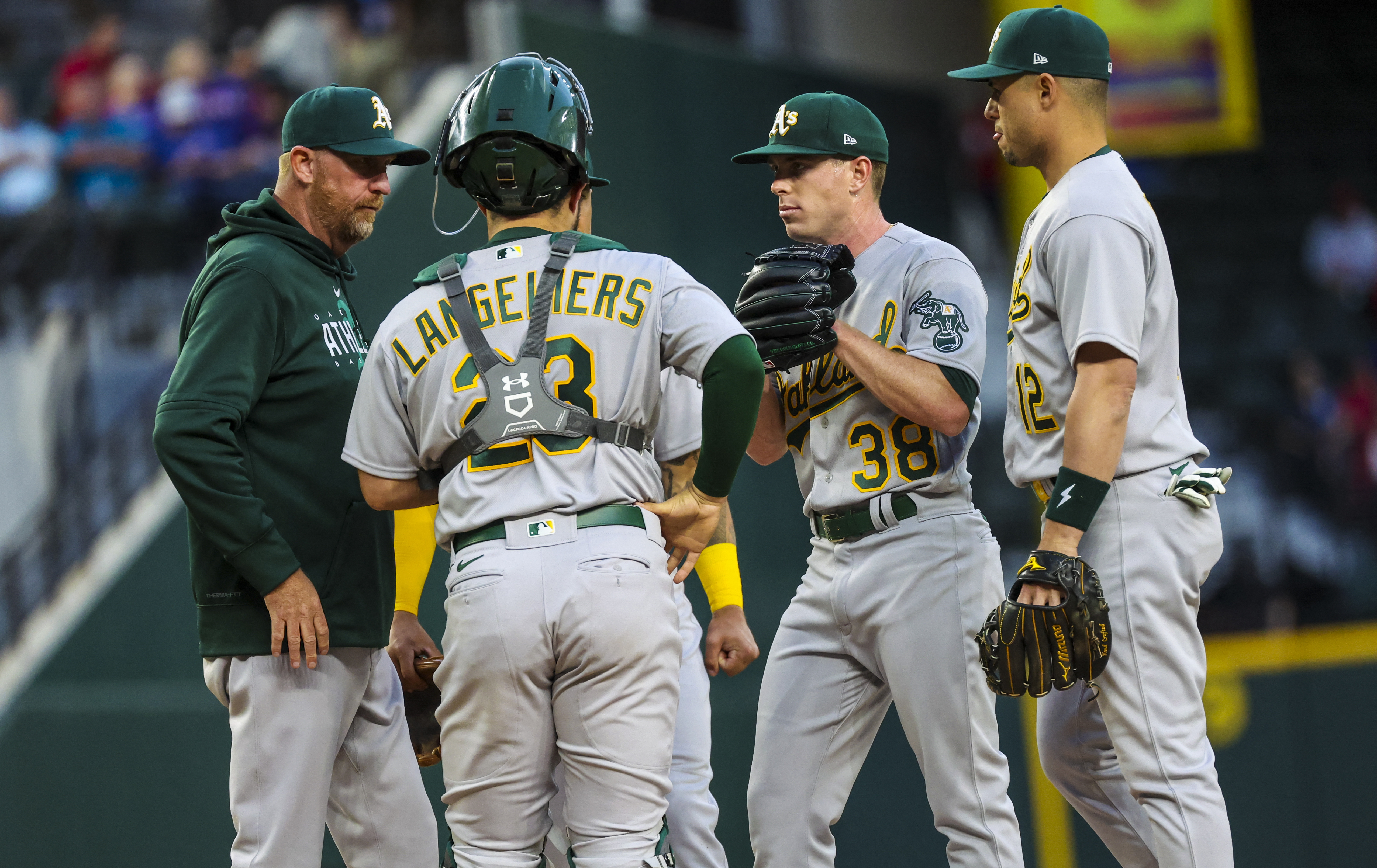 A's rally past Rangers, snap 7-game losing skid